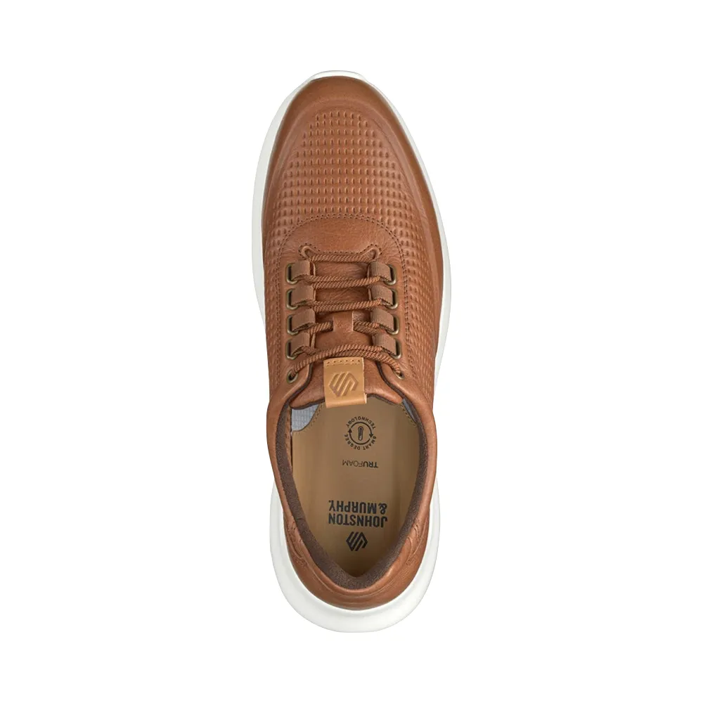 Johnston & Murphy Cravate Homme Amherst 2.0 à motif embossé en U, couleur tan