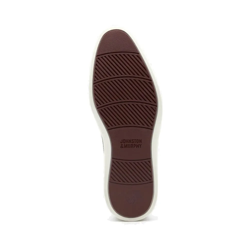 Johnston & Murphy Hommes Brody Cap Toe en Cuir Brun Teinté à la Main