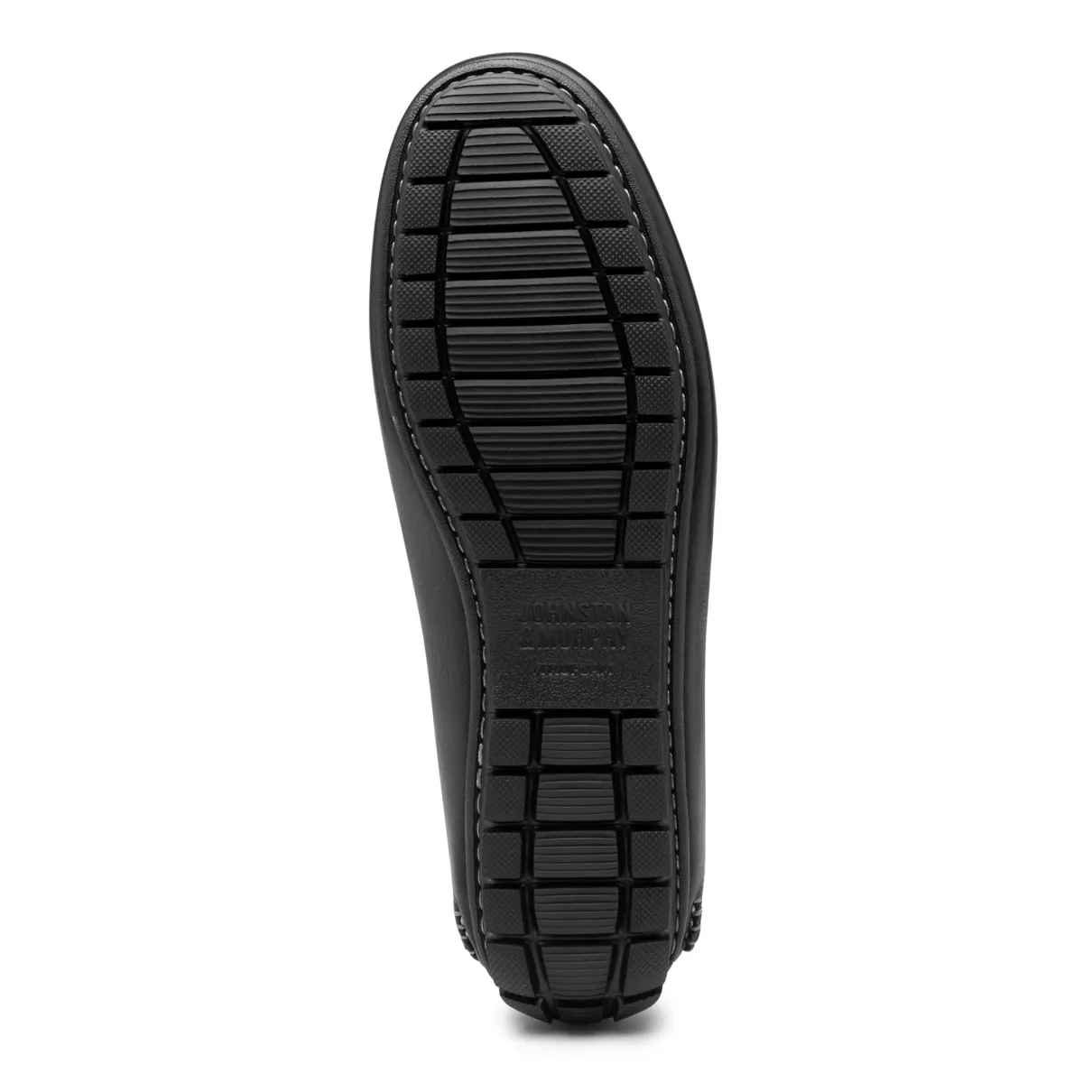 Johnston & Murphy Hommes Cort Moc Venise Noir Cuir Pleine Fleur