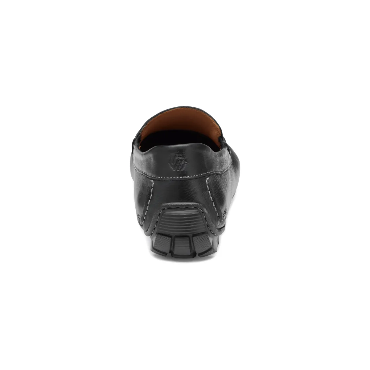 Johnston & Murphy Hommes Cort Moc Venise Noir Cuir Pleine Fleur