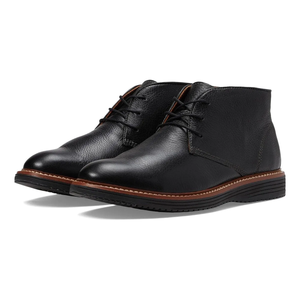 Johnston & Murphy Chukka Upton pour Homme en Cuir Noir