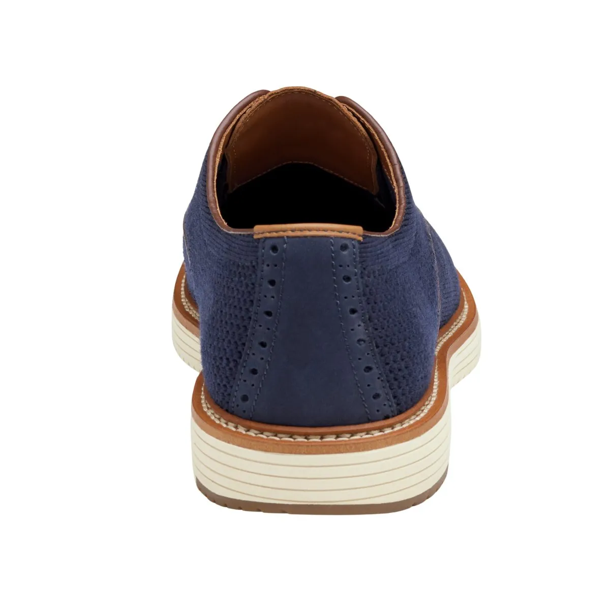 Johnston & Murphy Hommes Upton Knit Wing Tip Marine