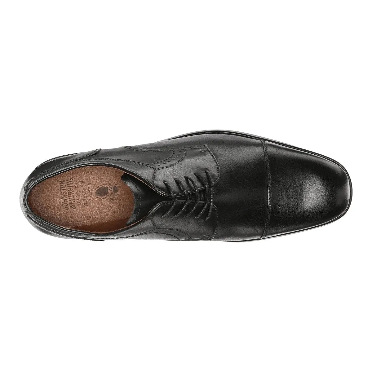 Johnston & Murphy Hommes XC4 Branning Bout Rond Noir Imperméable