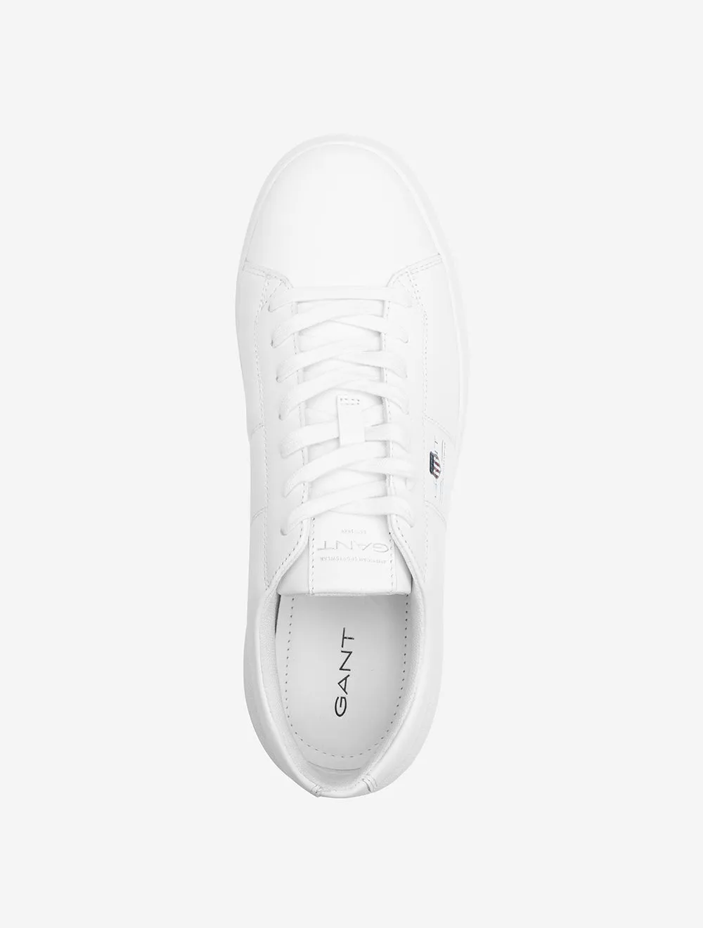Joree Basket en Cuir Blanc