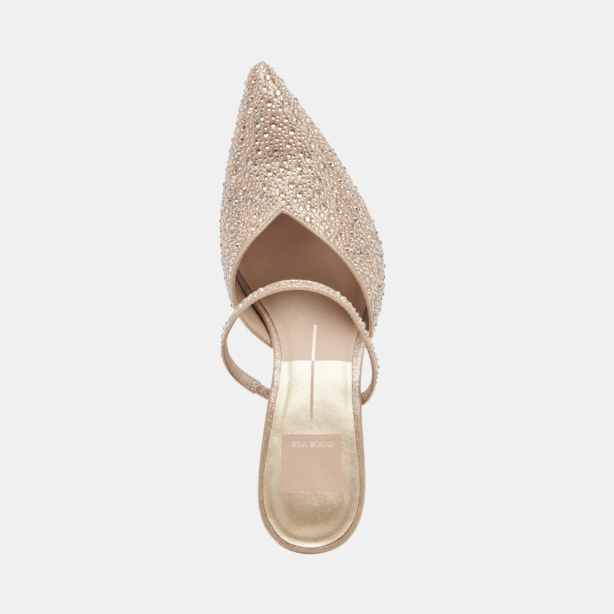 TALONS KANIKA CRYSTAL TISSU OR CLAIR