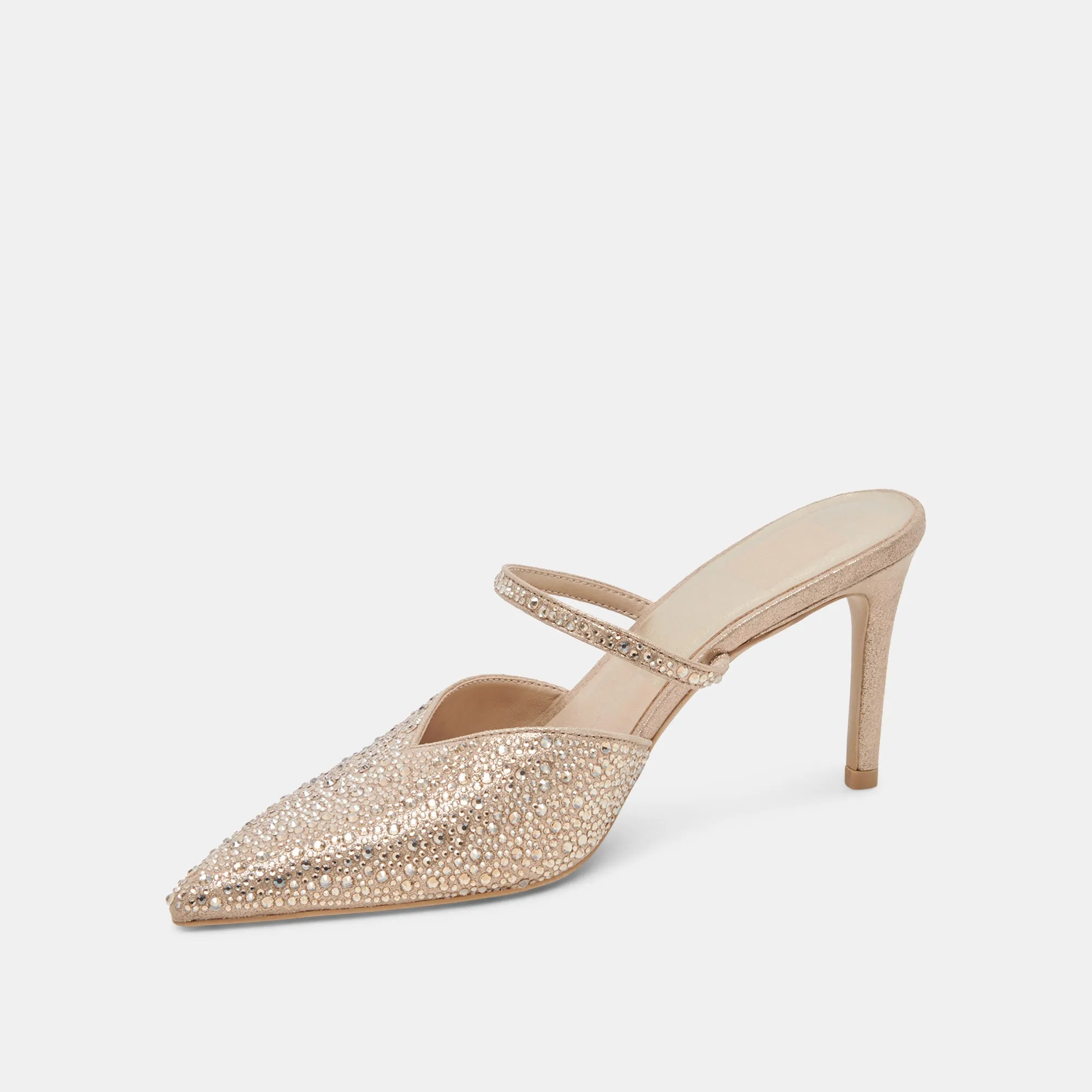 TALONS KANIKA CRYSTAL TISSU OR CLAIR