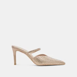 TALONS KANIKA CRYSTAL TISSU OR CLAIR