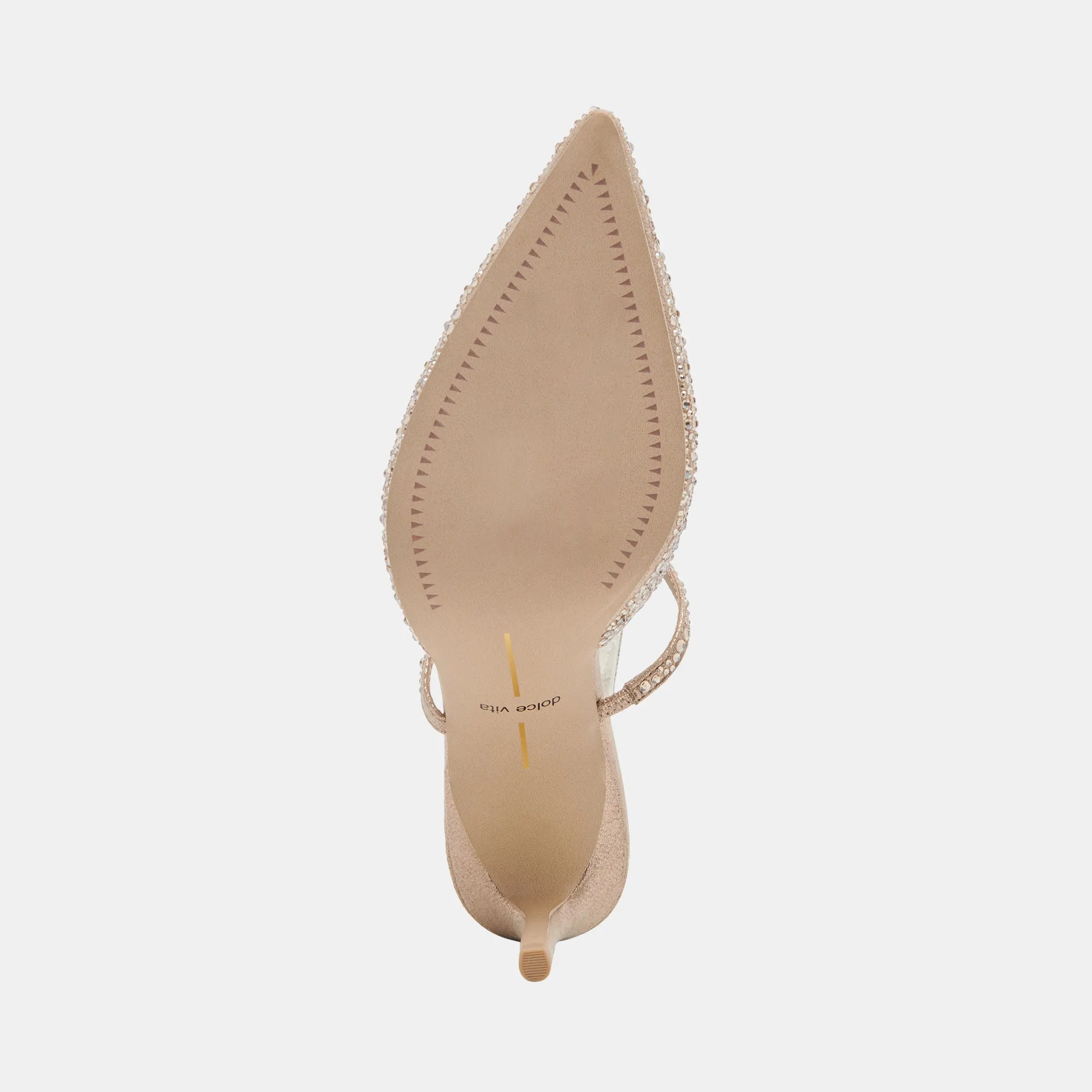 TALONS KANIKA CRYSTAL TISSU OR CLAIR