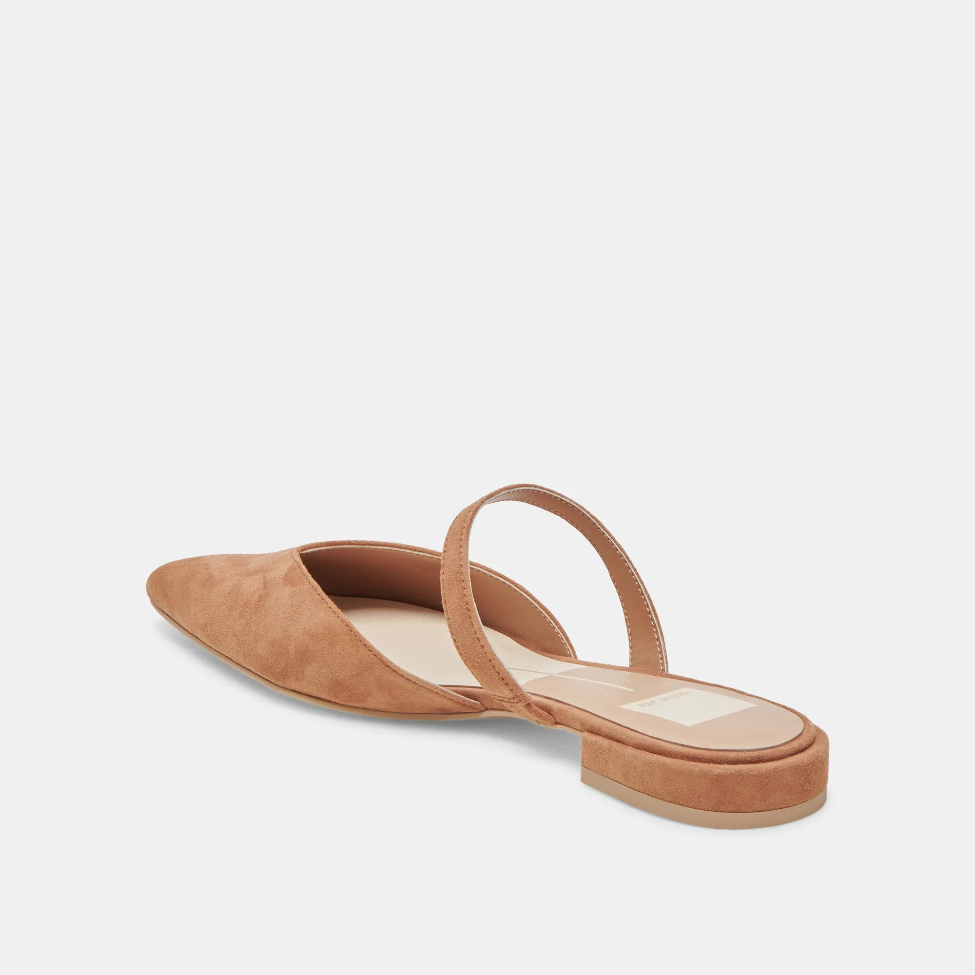 KANIKA FLATS CUIR SUÉDÉ MARRON