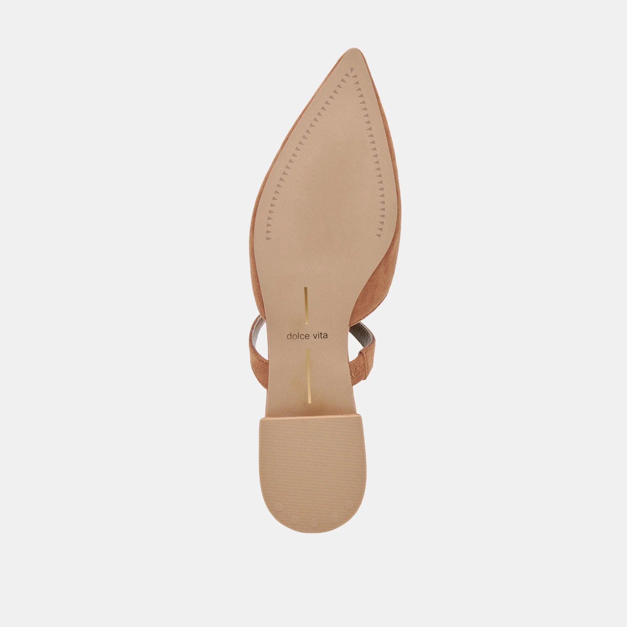 KANIKA FLATS CUIR SUÉDÉ MARRON