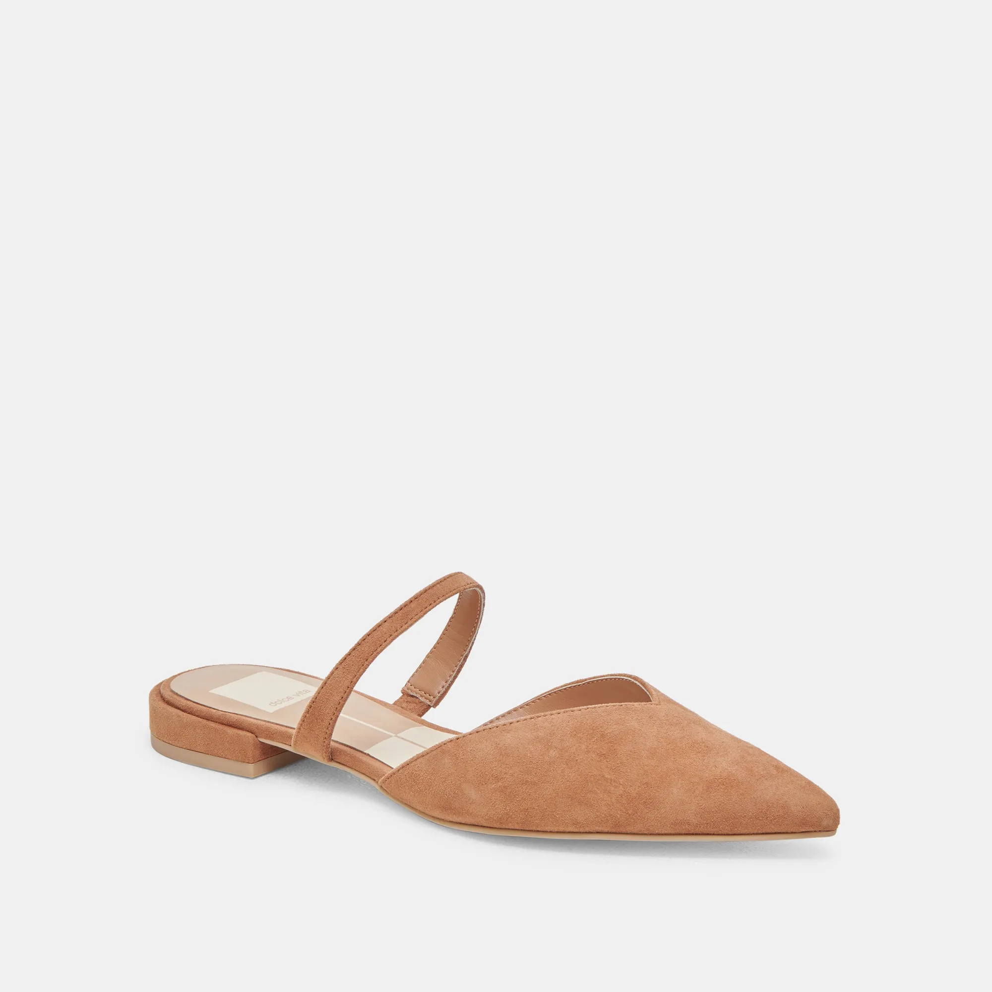 KANIKA FLATS CUIR SUÉDÉ MARRON
