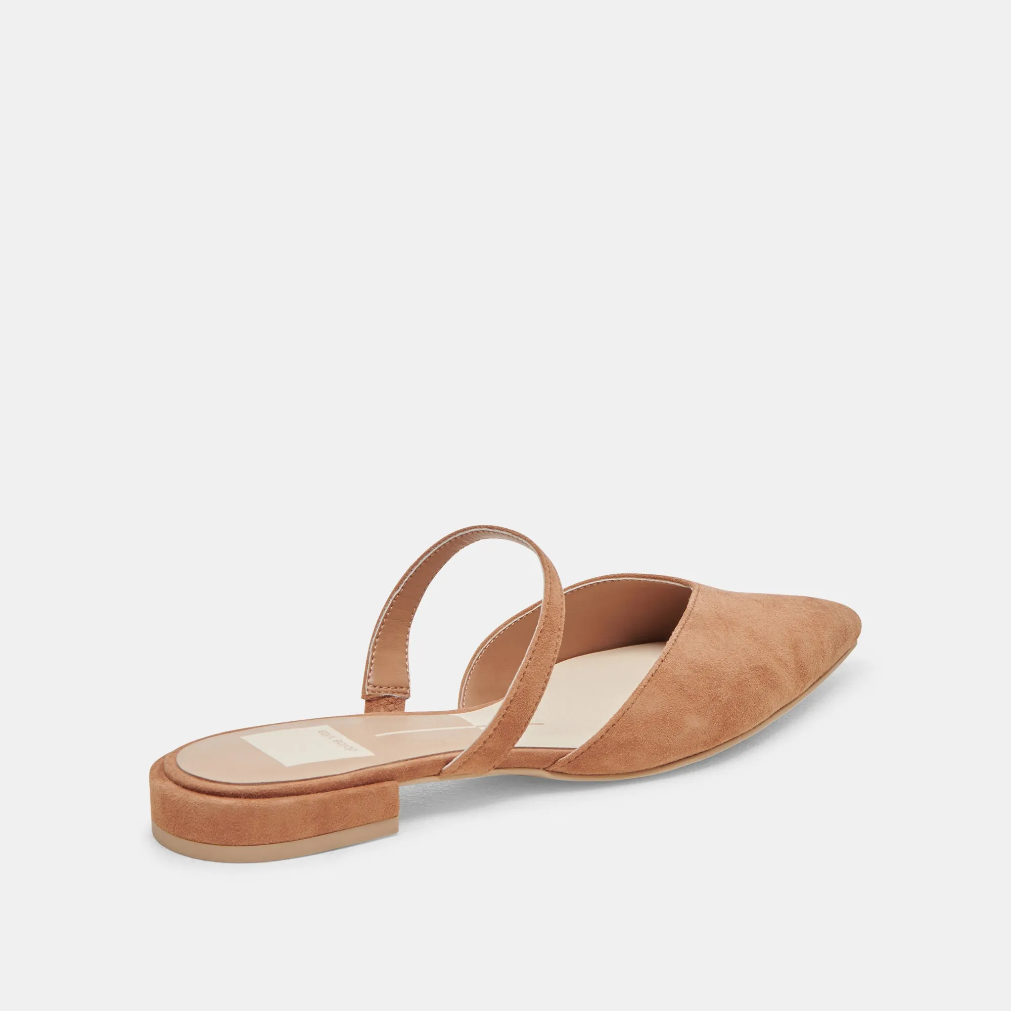 KANIKA FLATS CUIR SUÉDÉ MARRON