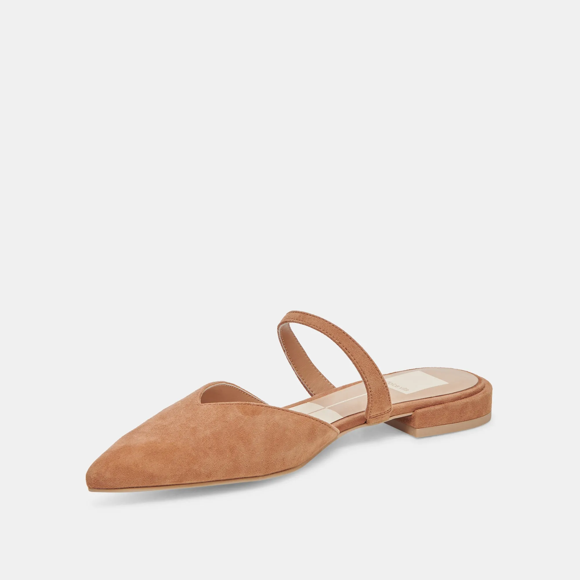 KANIKA FLATS CUIR SUÉDÉ MARRON