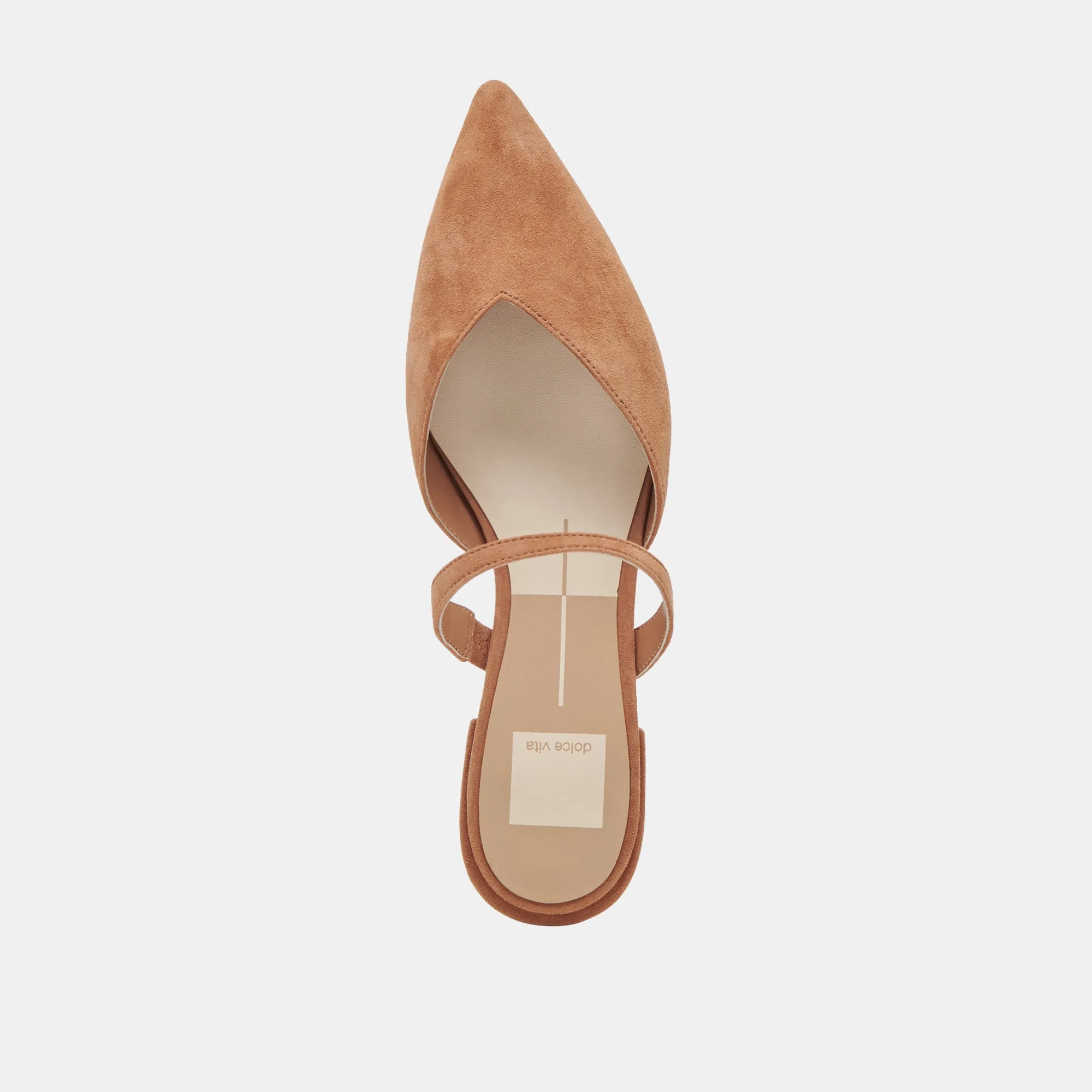 KANIKA FLATS CUIR SUÉDÉ MARRON