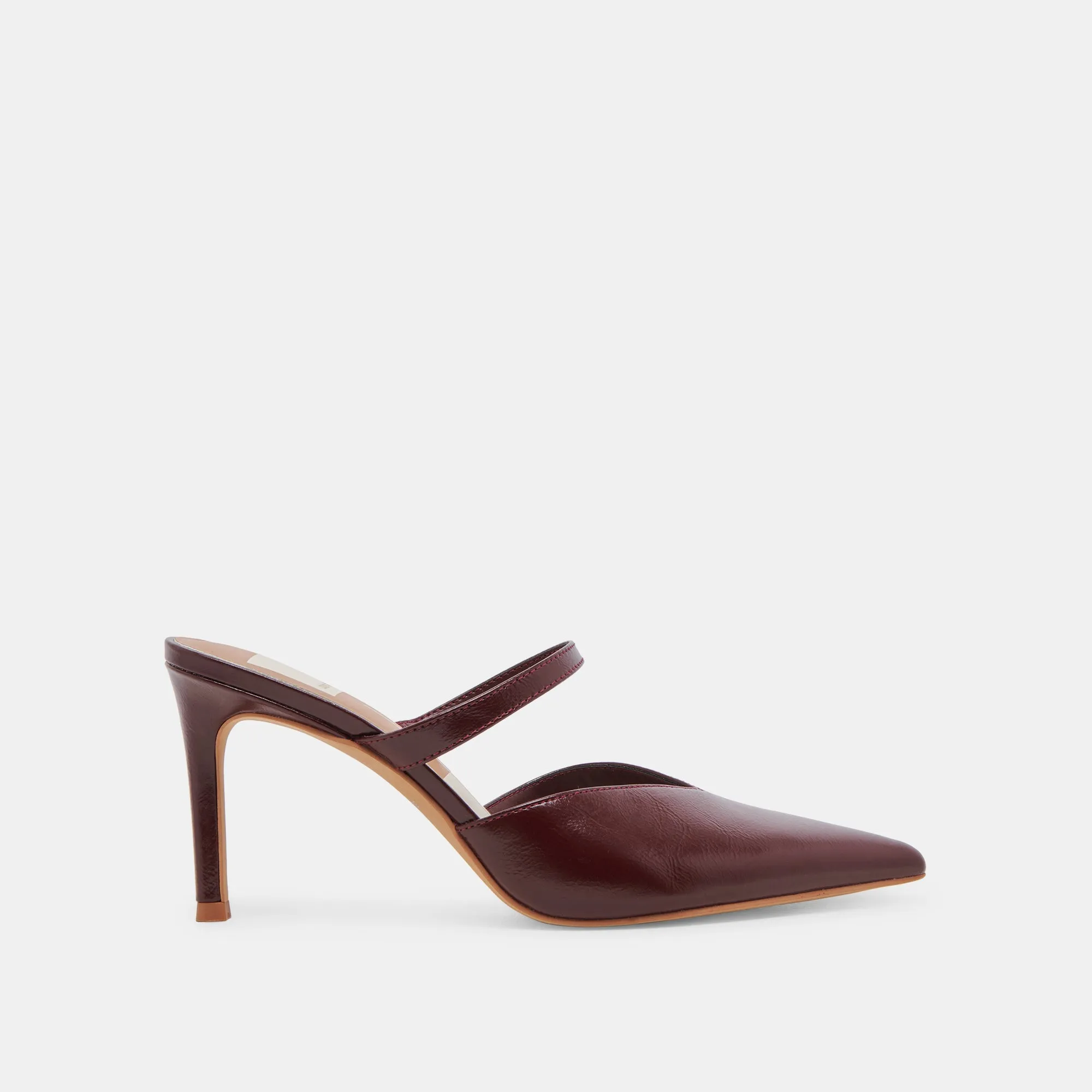 KANIKA TALONS BOURGOGNE PATINÉ PLISSÉ
