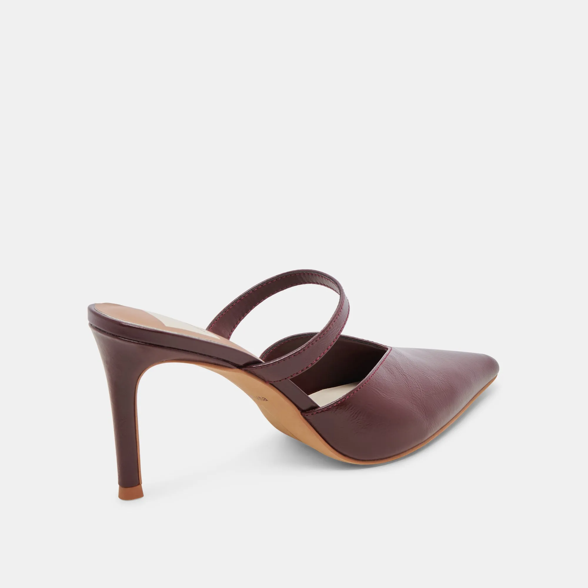 KANIKA TALONS BOURGOGNE PATINÉ PLISSÉ