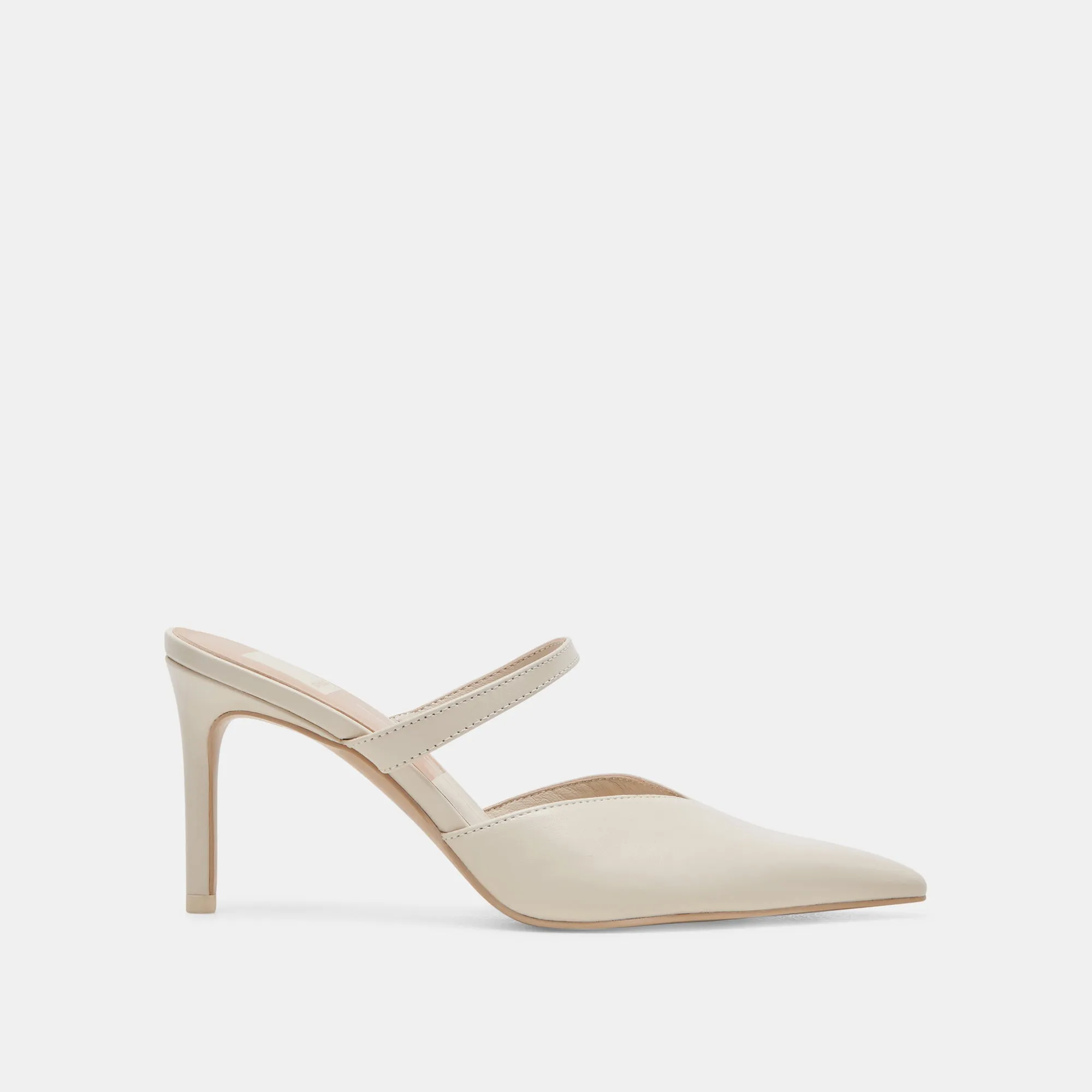 KANIKA TALONS BLANC PATINÉ GRAINÉ