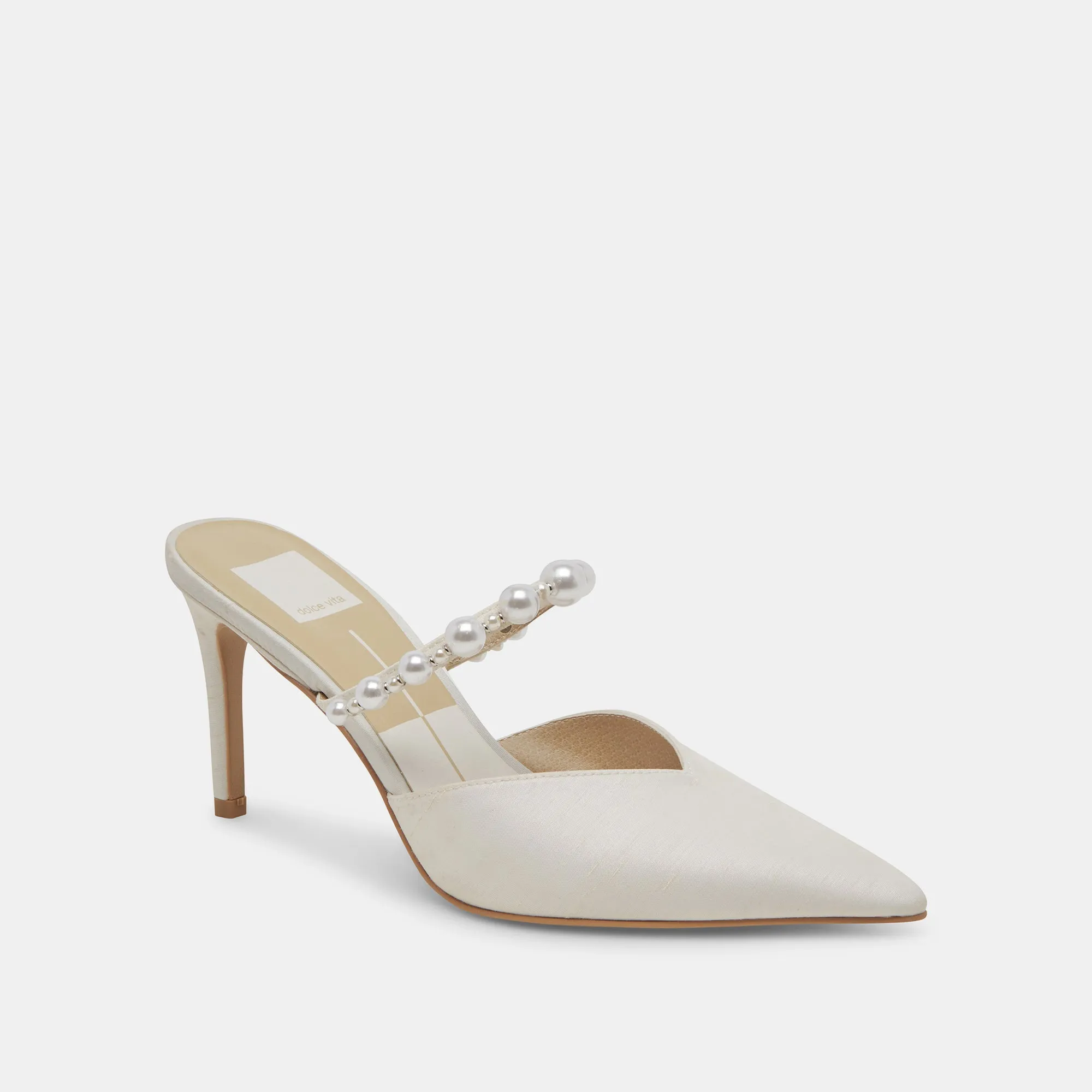 KANIKA PEARL TALONS SOIE VANILLE