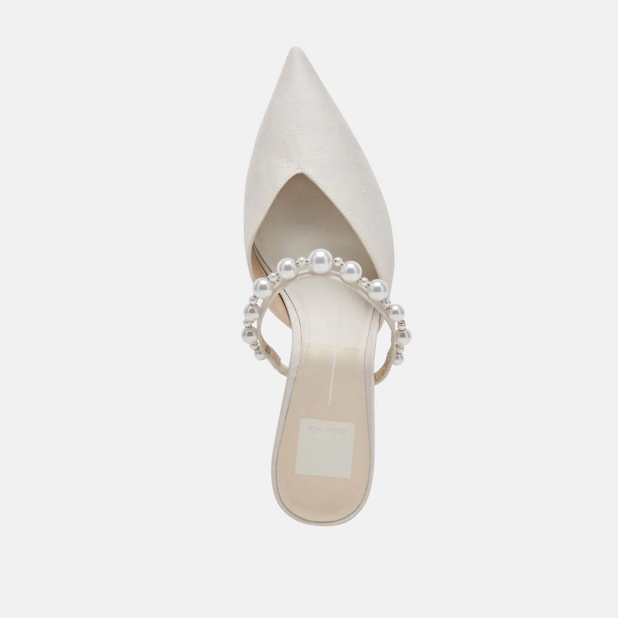 KANIKA PEARL TALONS MOYENS PERLES VANILLE