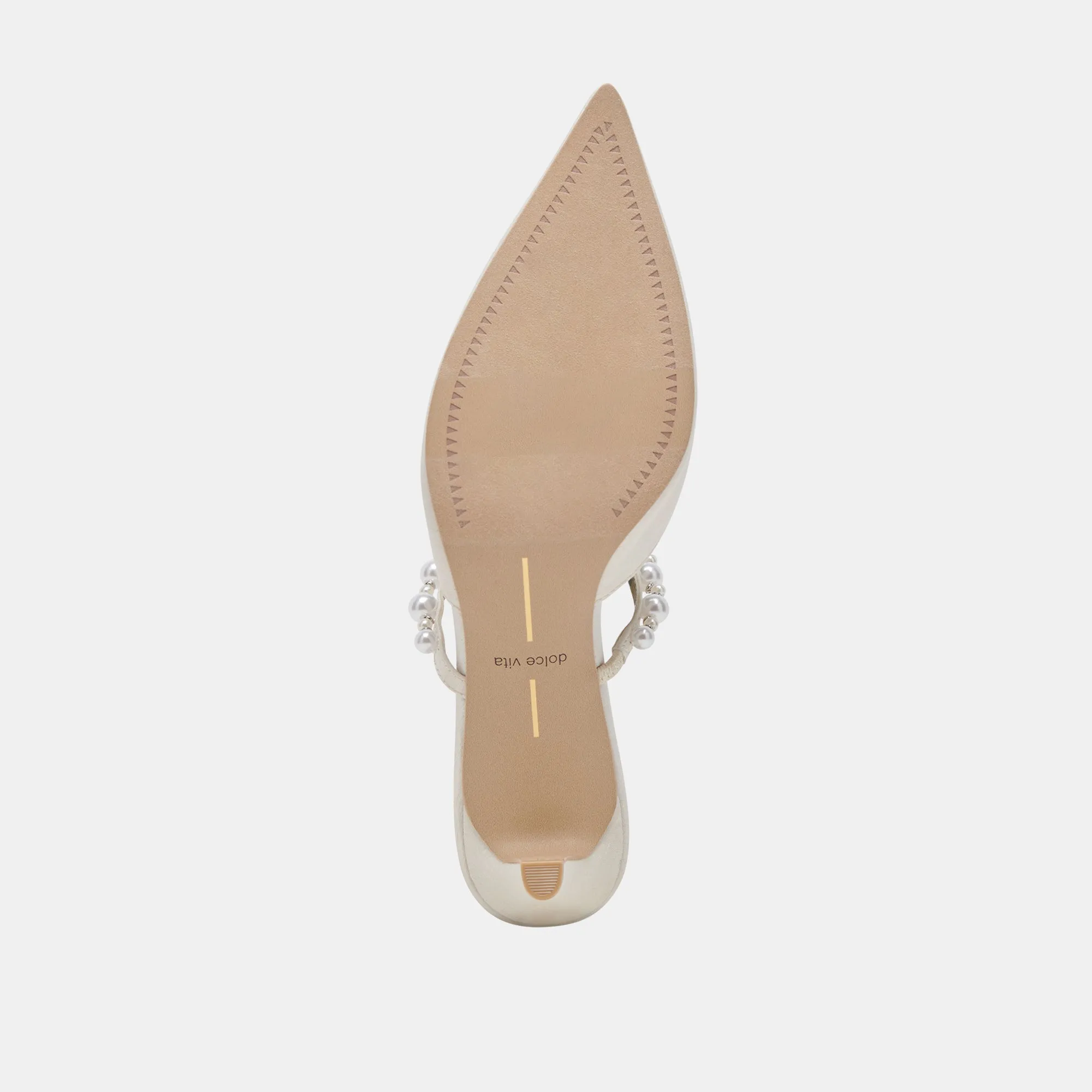 KANIKA PEARL TALONS MOYENS PERLES VANILLE