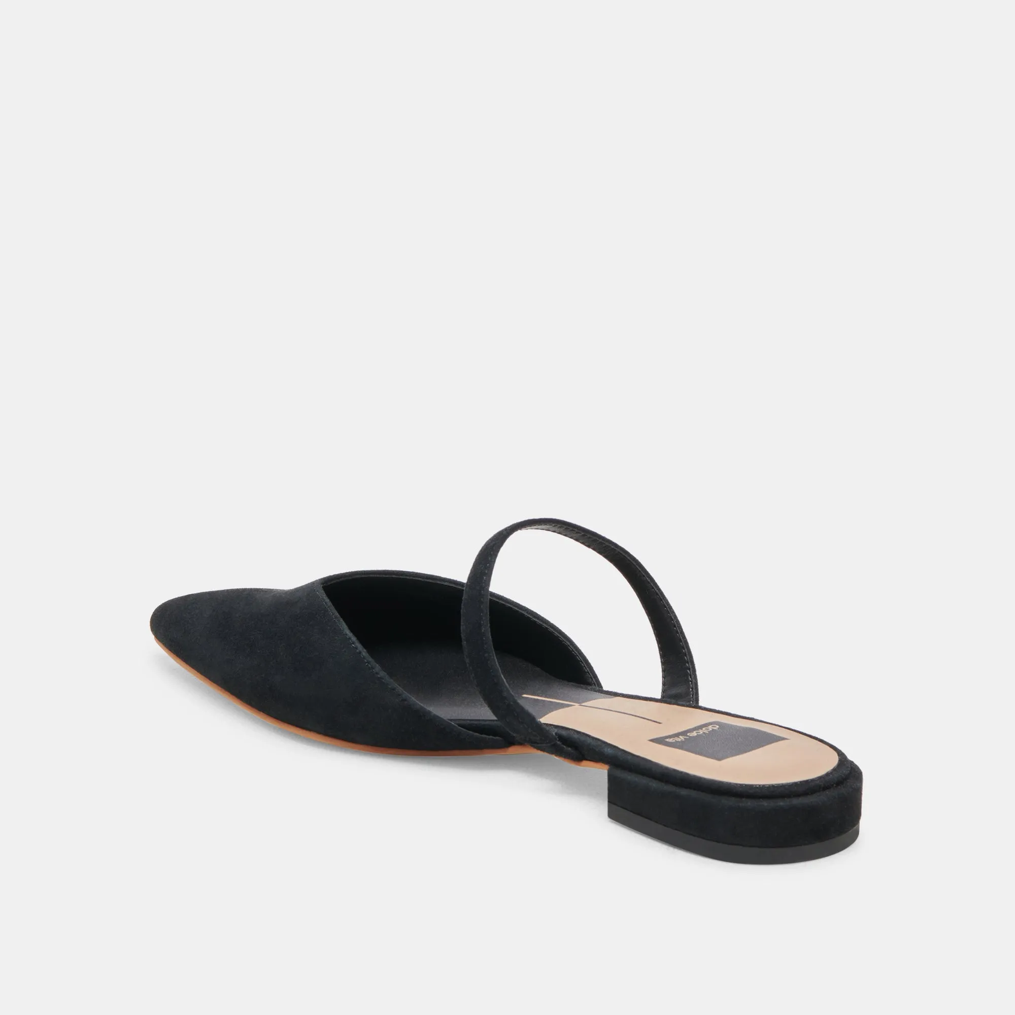 KANIKA WIDE FLATS ONYX SUÈDE