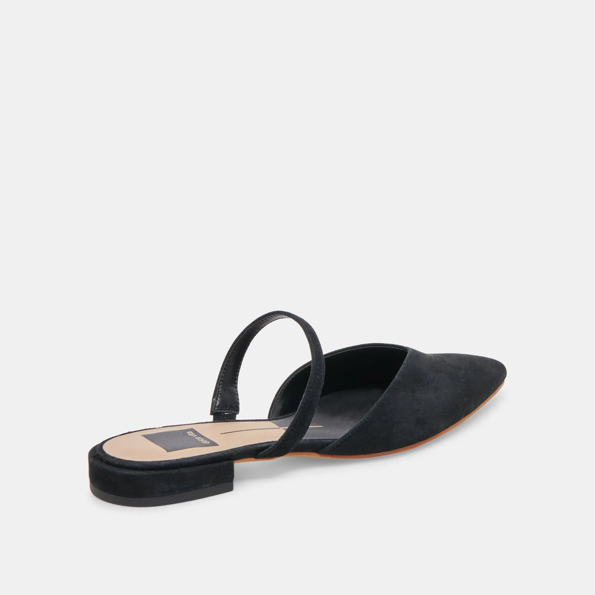 KANIKA WIDE FLATS ONYX SUÈDE