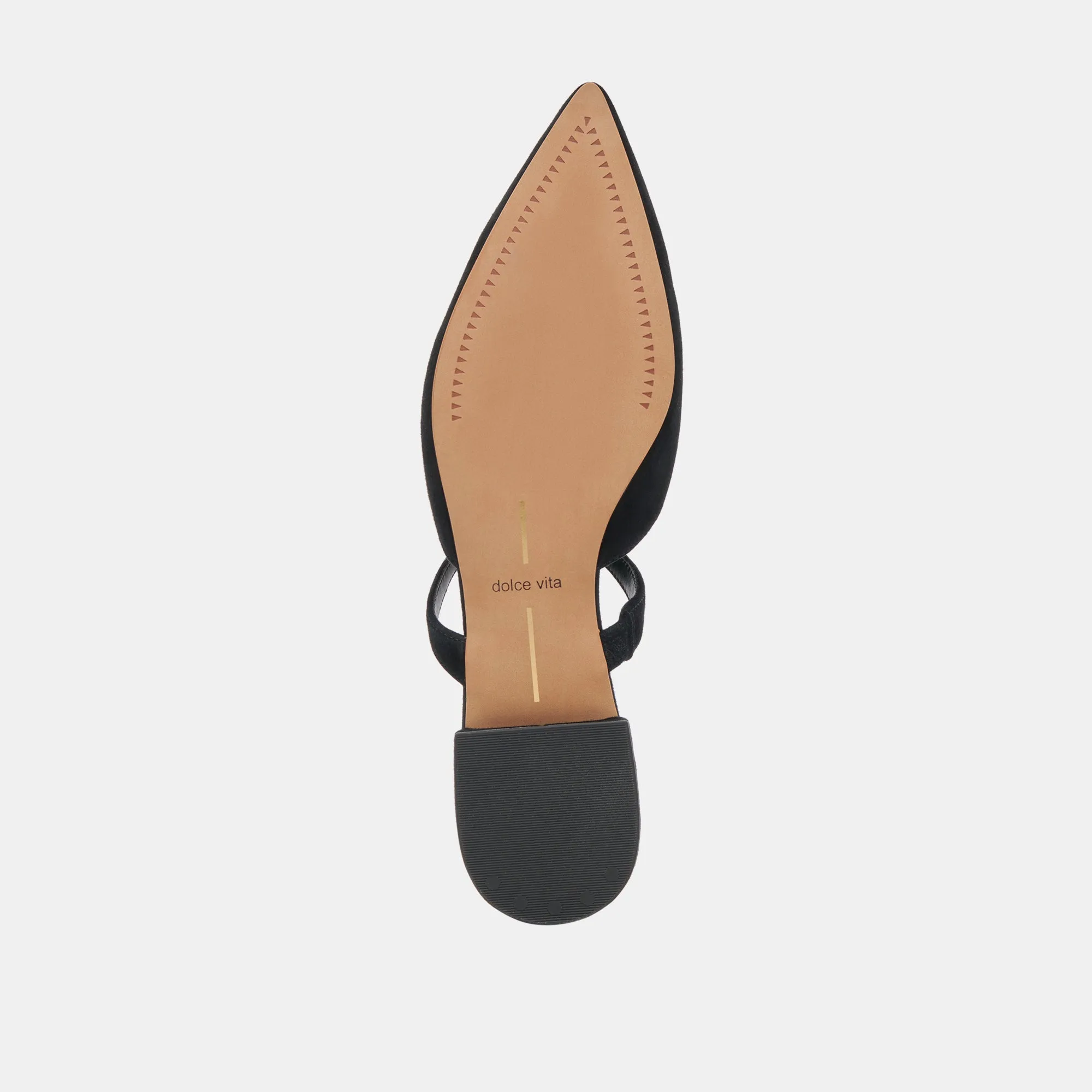 KANIKA WIDE FLATS ONYX SUÈDE