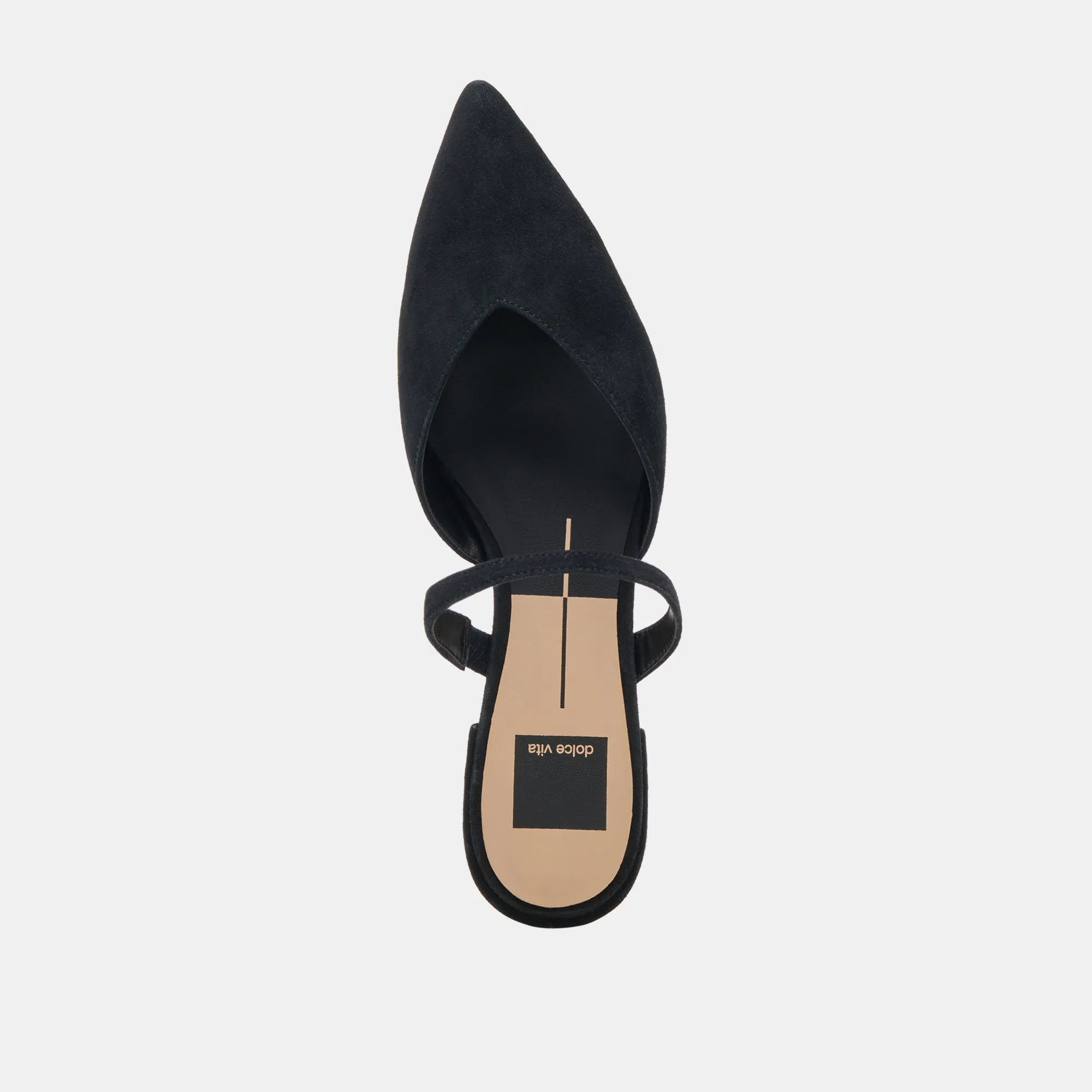 KANIKA WIDE FLATS ONYX SUÈDE