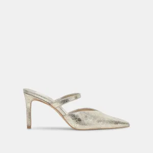 KANIKA TALONS LARGES CUIR PLATINE VIEILLI
