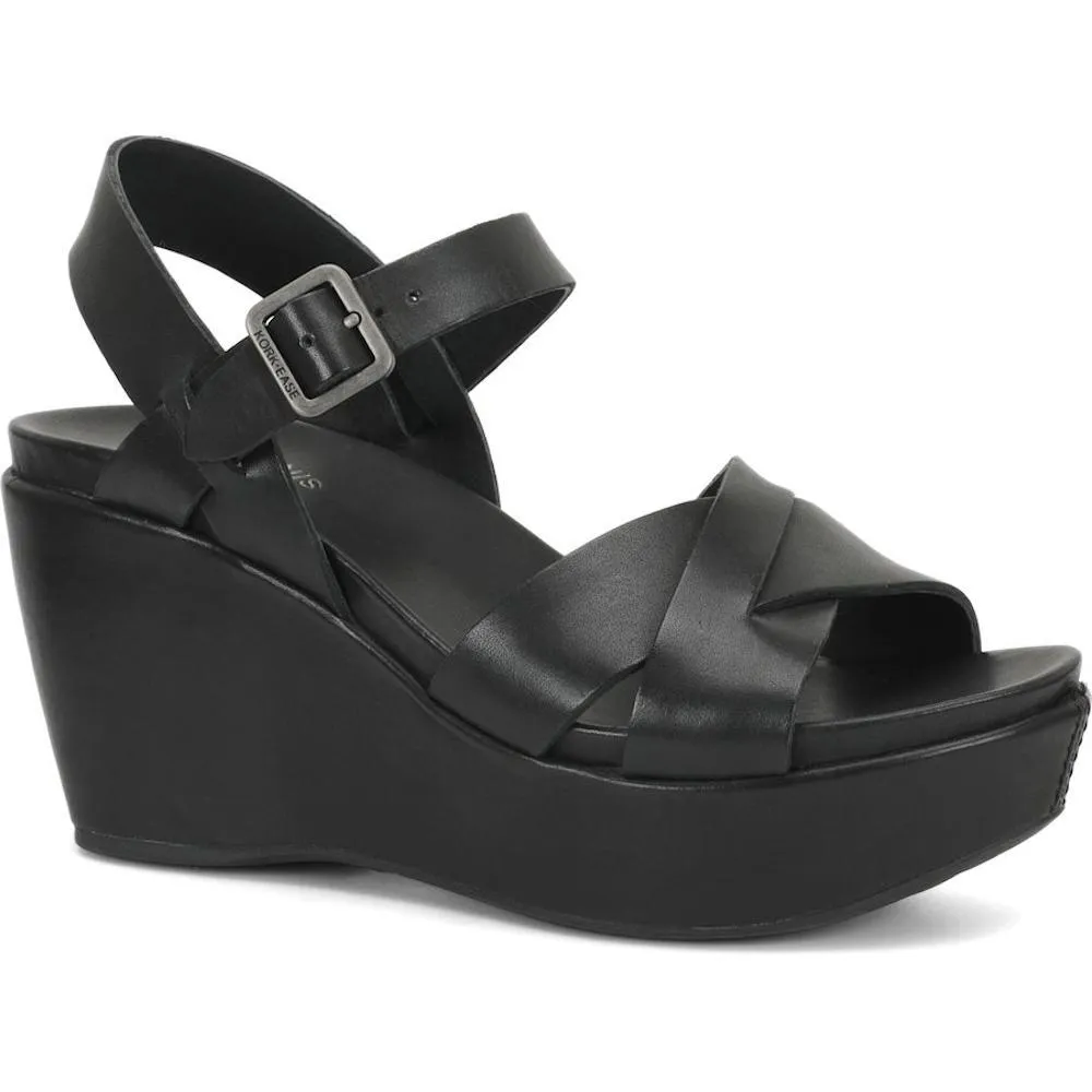 Kork Ease Femme Ava 2.0 en Cuir Noir