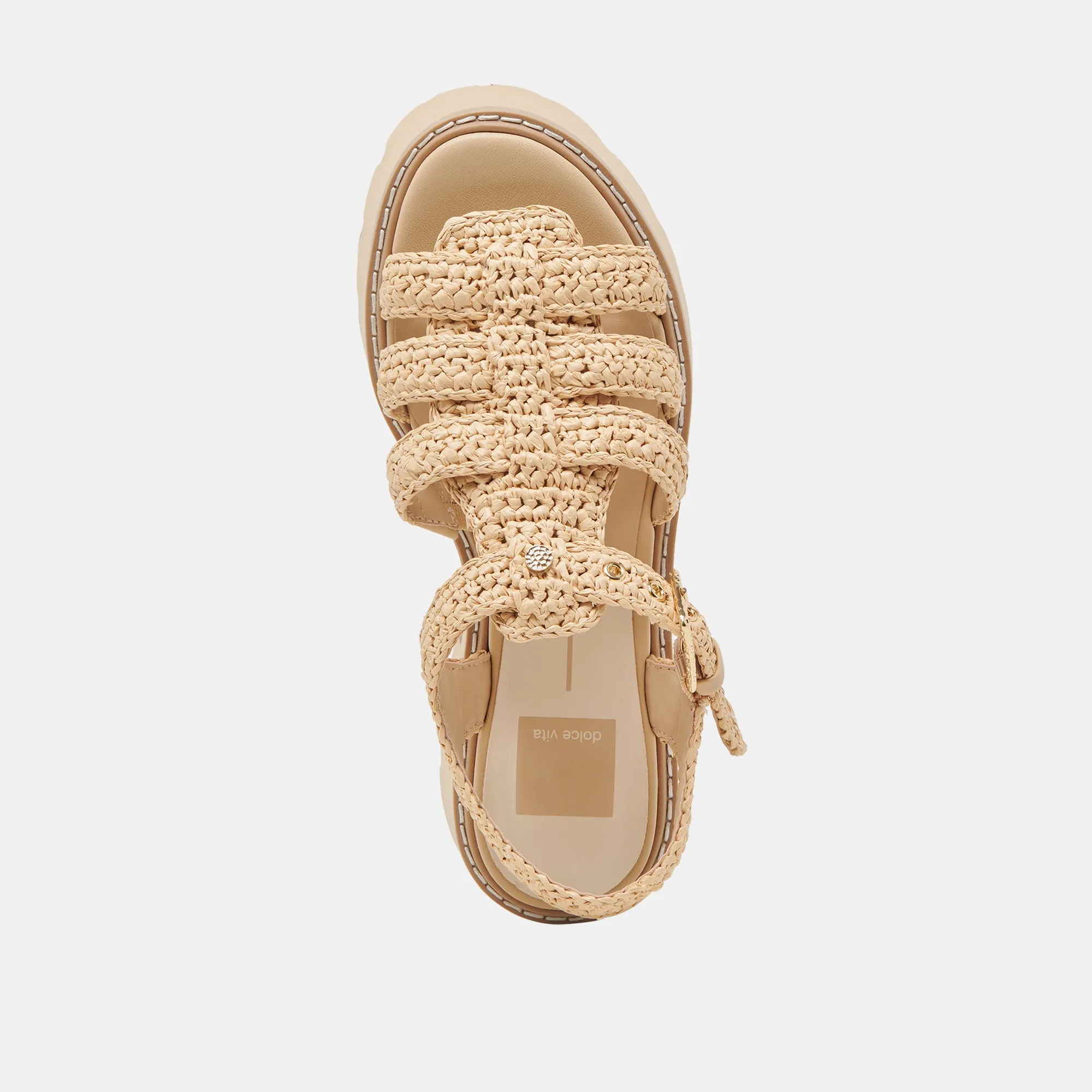 SANDALES LATICE LT TRICOT NATUREL