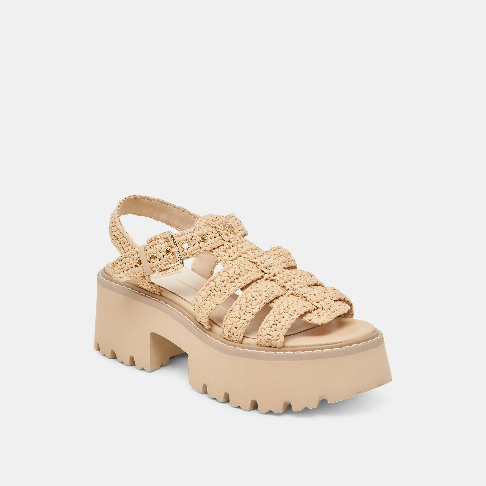 SANDALES LATICE LT TRICOT NATUREL