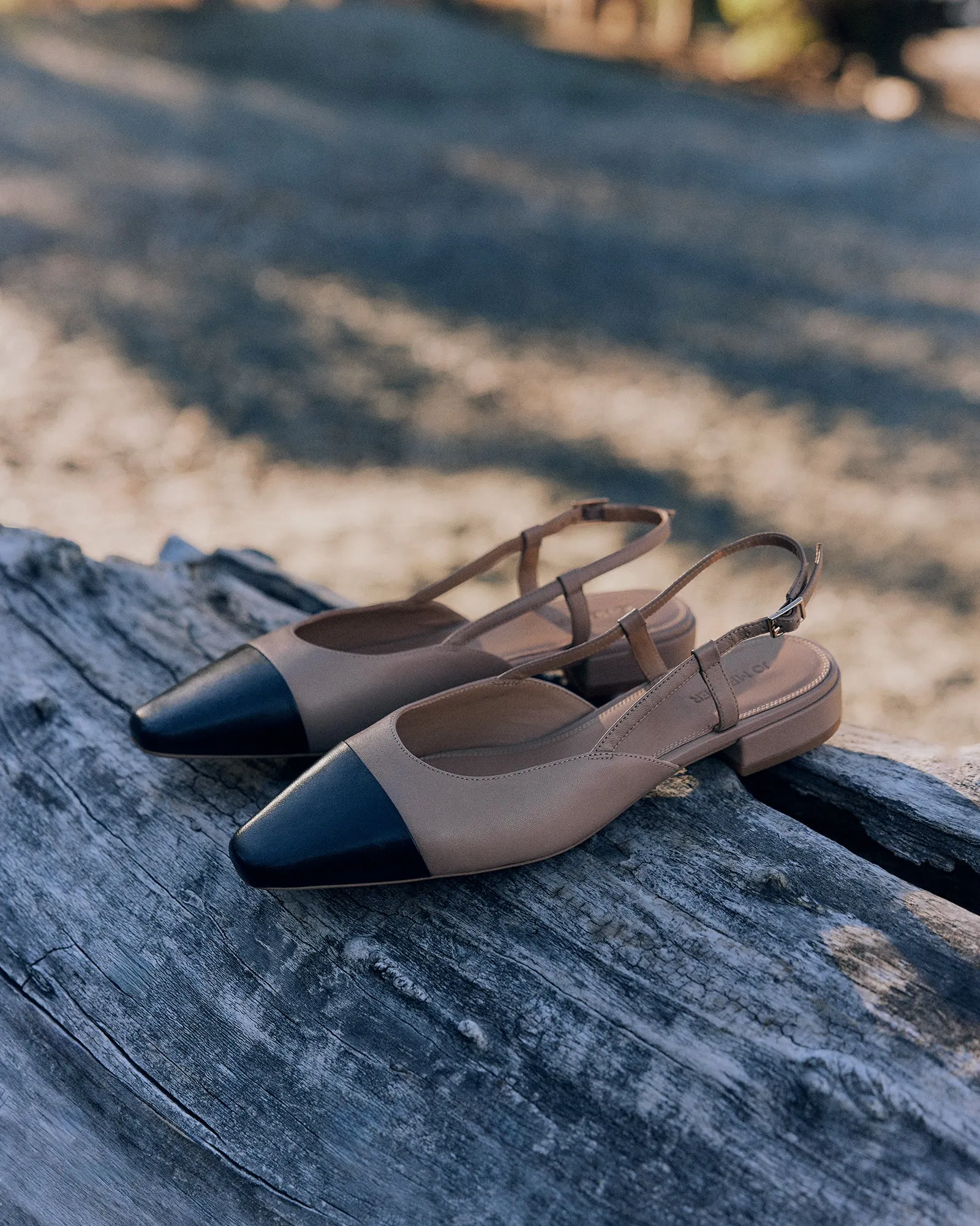 LEAH ROBE BALLERINES BEIGE MULTICOLORE