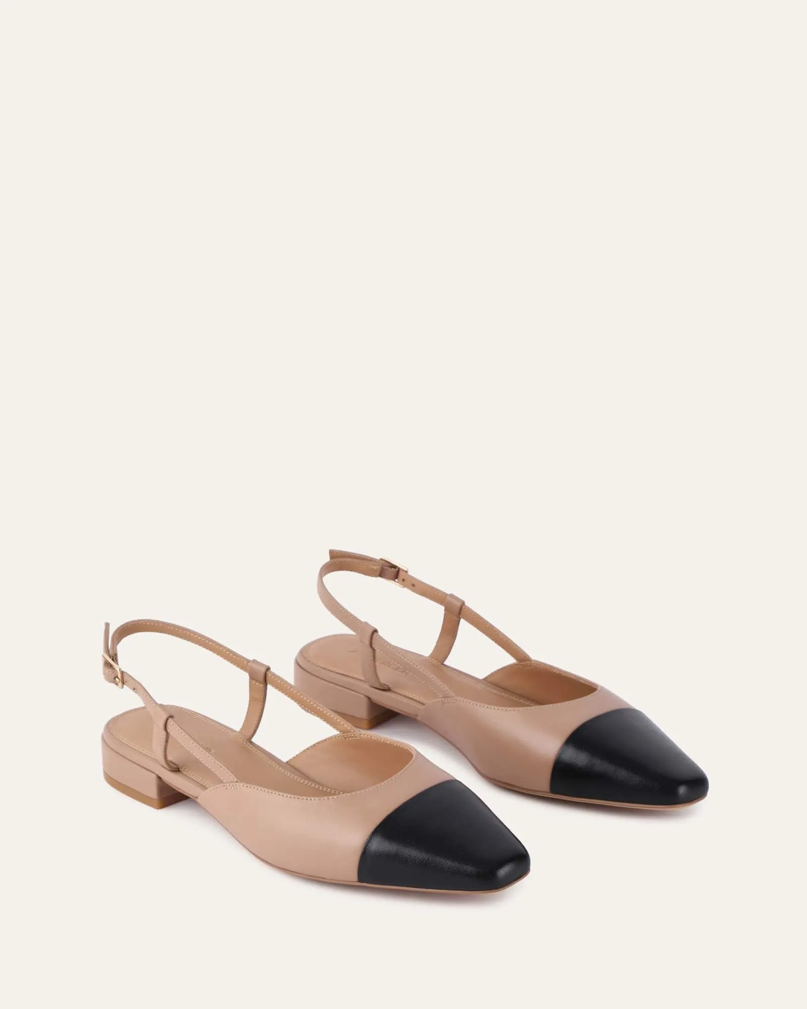 LEAH ROBE BALLERINES BEIGE MULTICOLORE