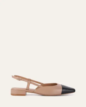 LEAH ROBE BALLERINES BEIGE MULTICOLORE
