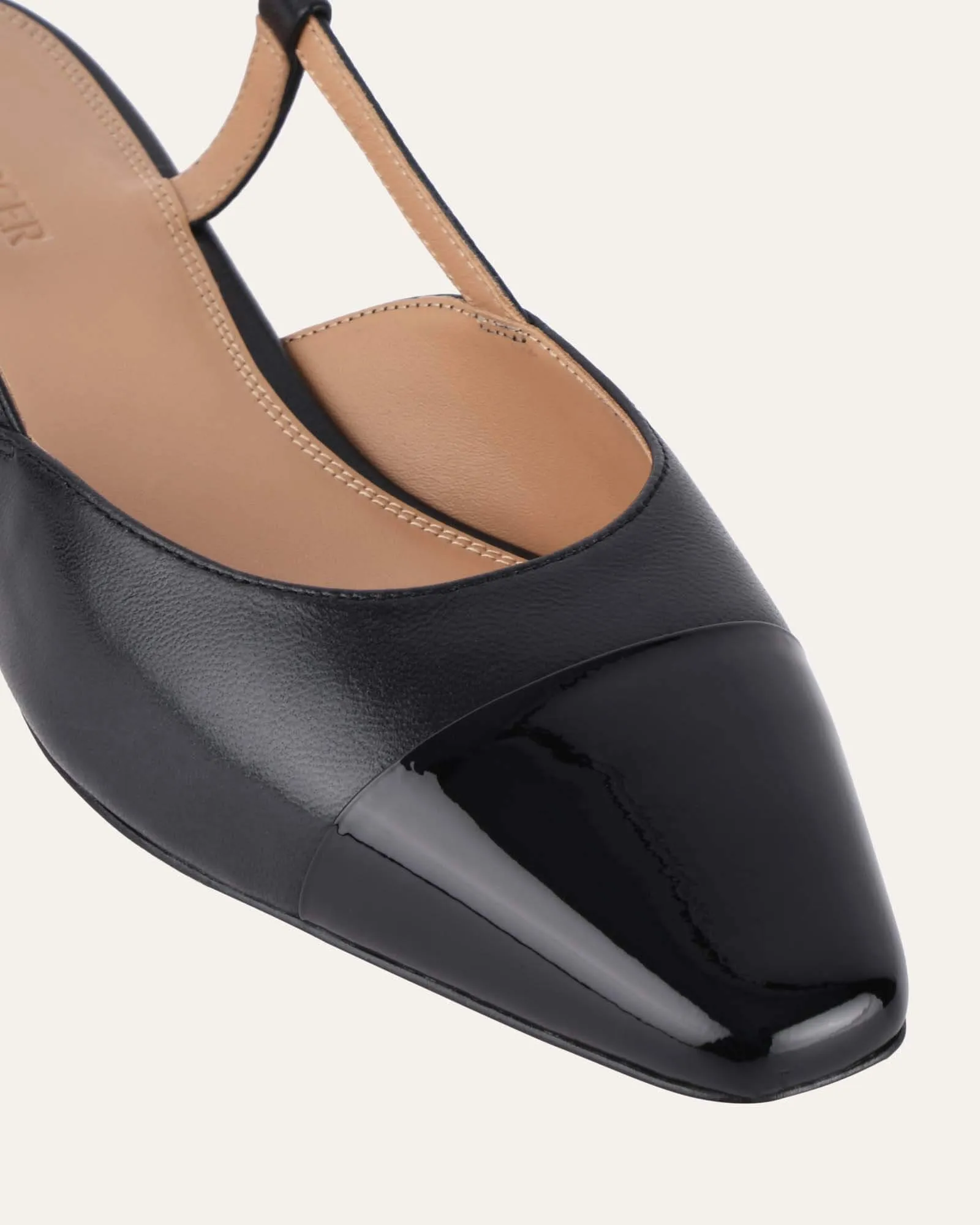 LEAH ROBE BALLERINES NOIR MULTICOLORE