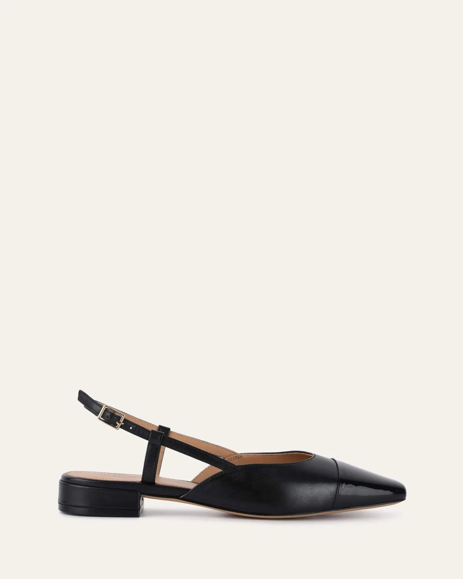 LEAH ROBE BALLERINES NOIR MULTICOLORE