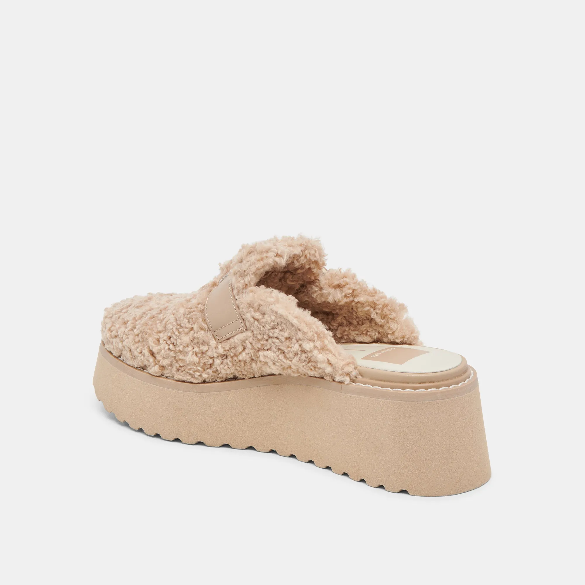 LELANI PLUSH FLATS NATUREL DOUX