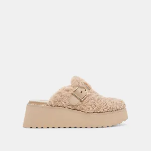 LELANI PLUSH FLATS NATUREL DOUX