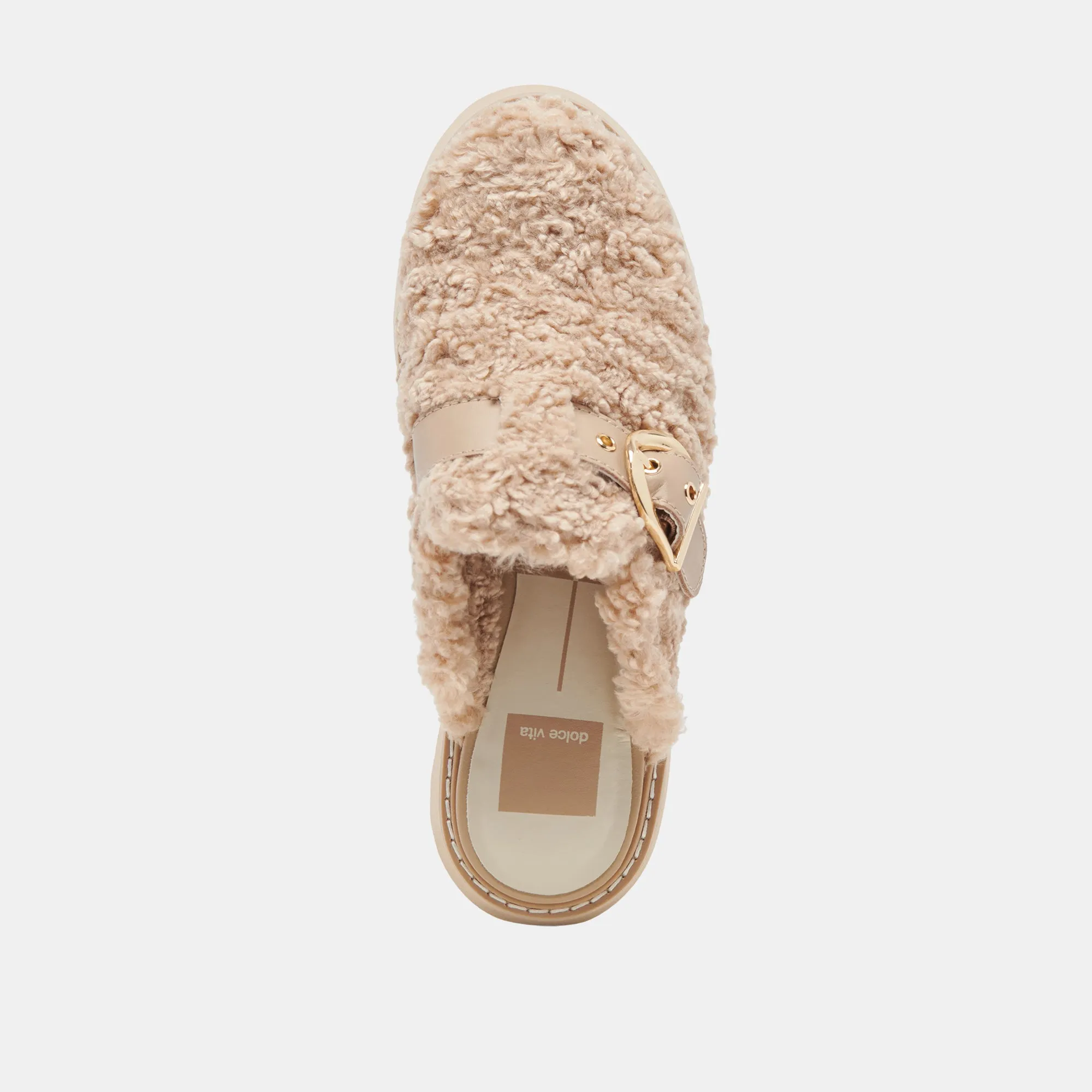 LELANI PLUSH FLATS NATUREL DOUX
