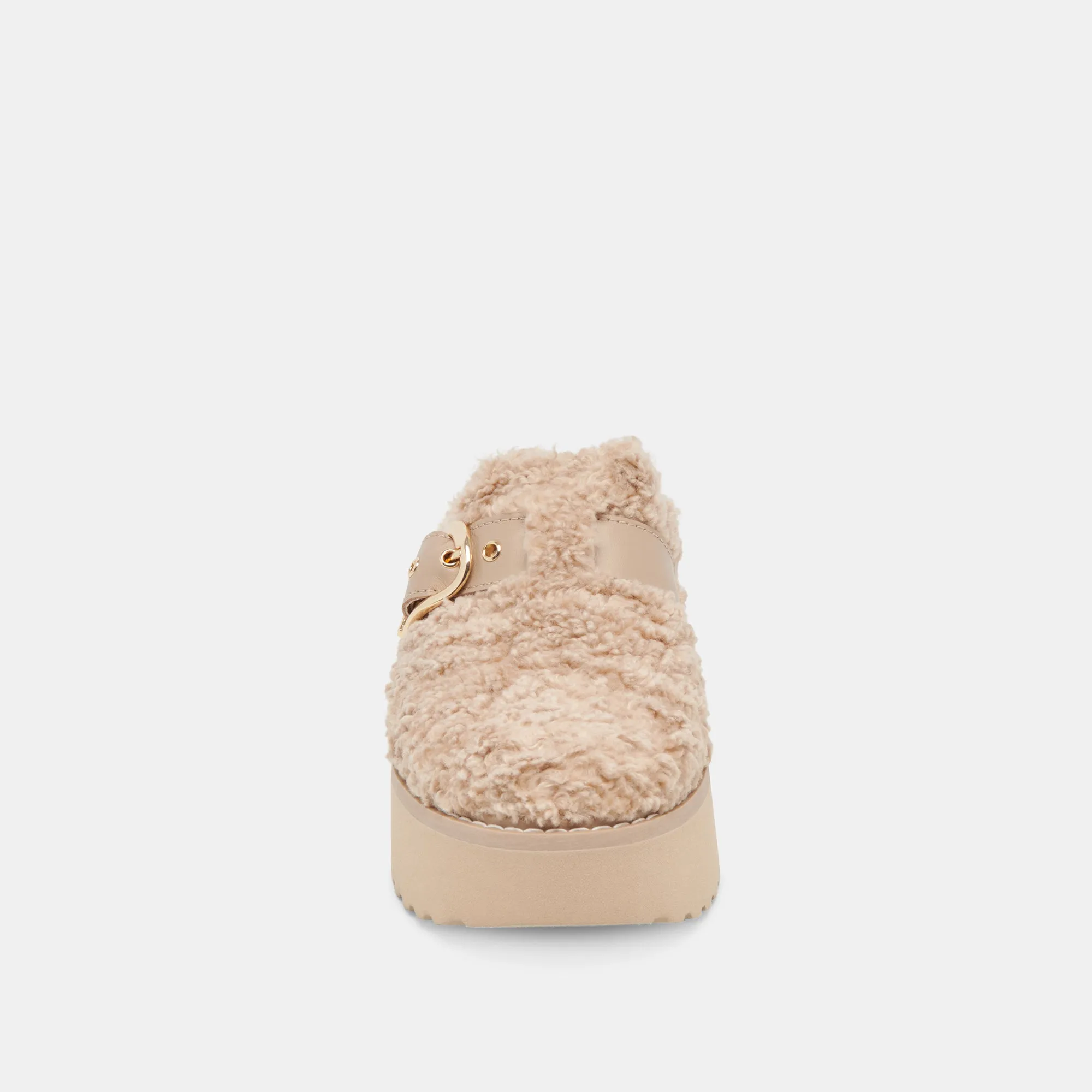 LELANI PLUSH FLATS NATUREL DOUX