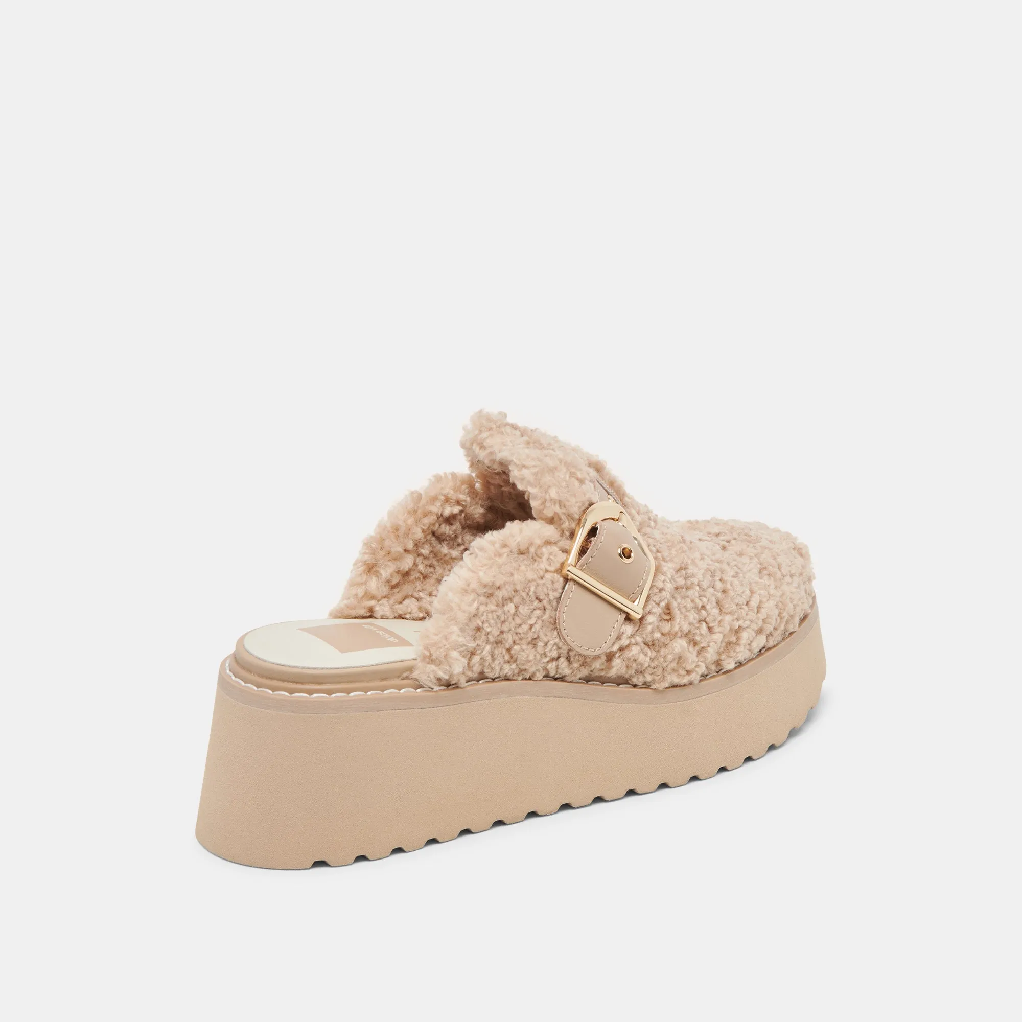 LELANI PLUSH FLATS NATUREL DOUX