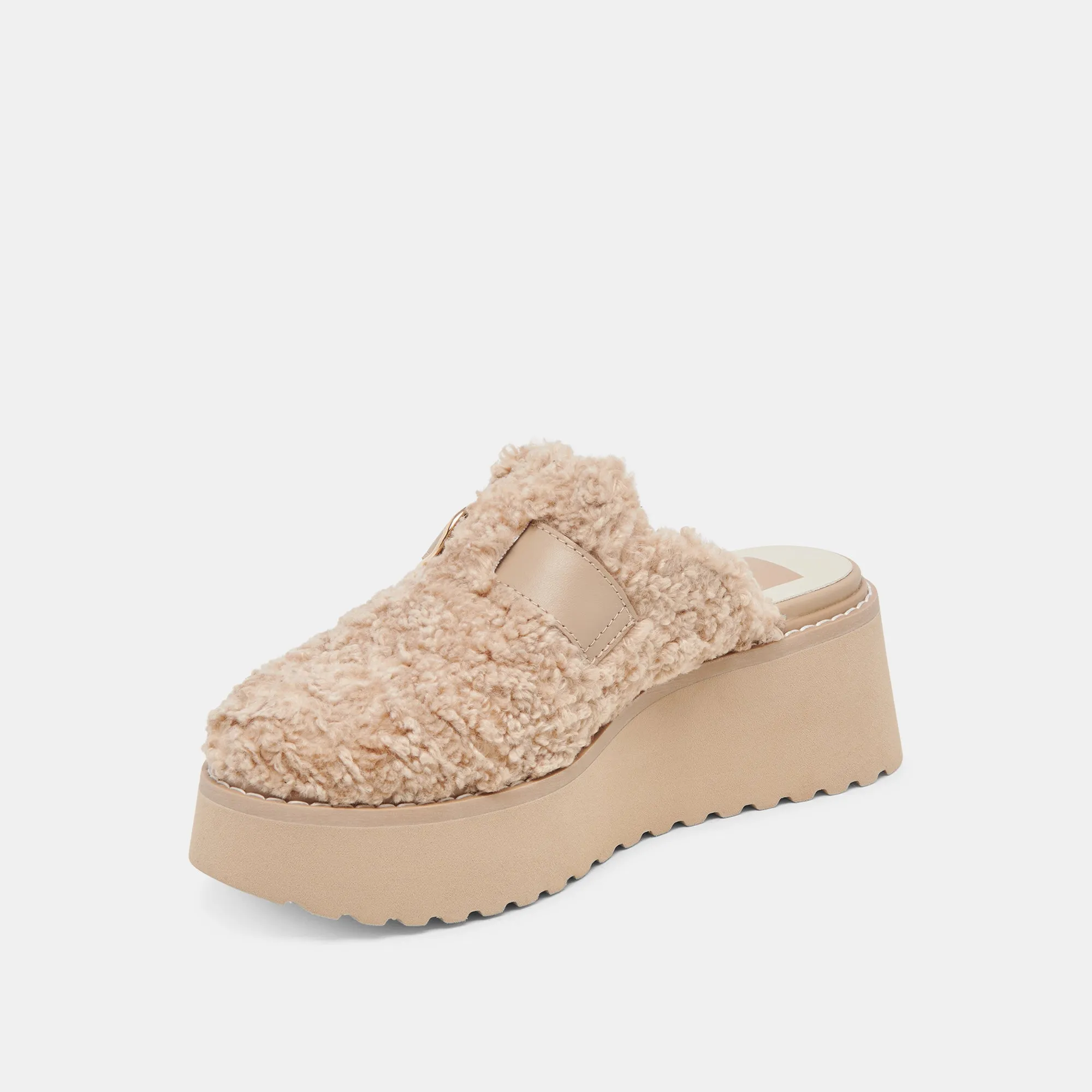 LELANI PLUSH FLATS NATUREL DOUX