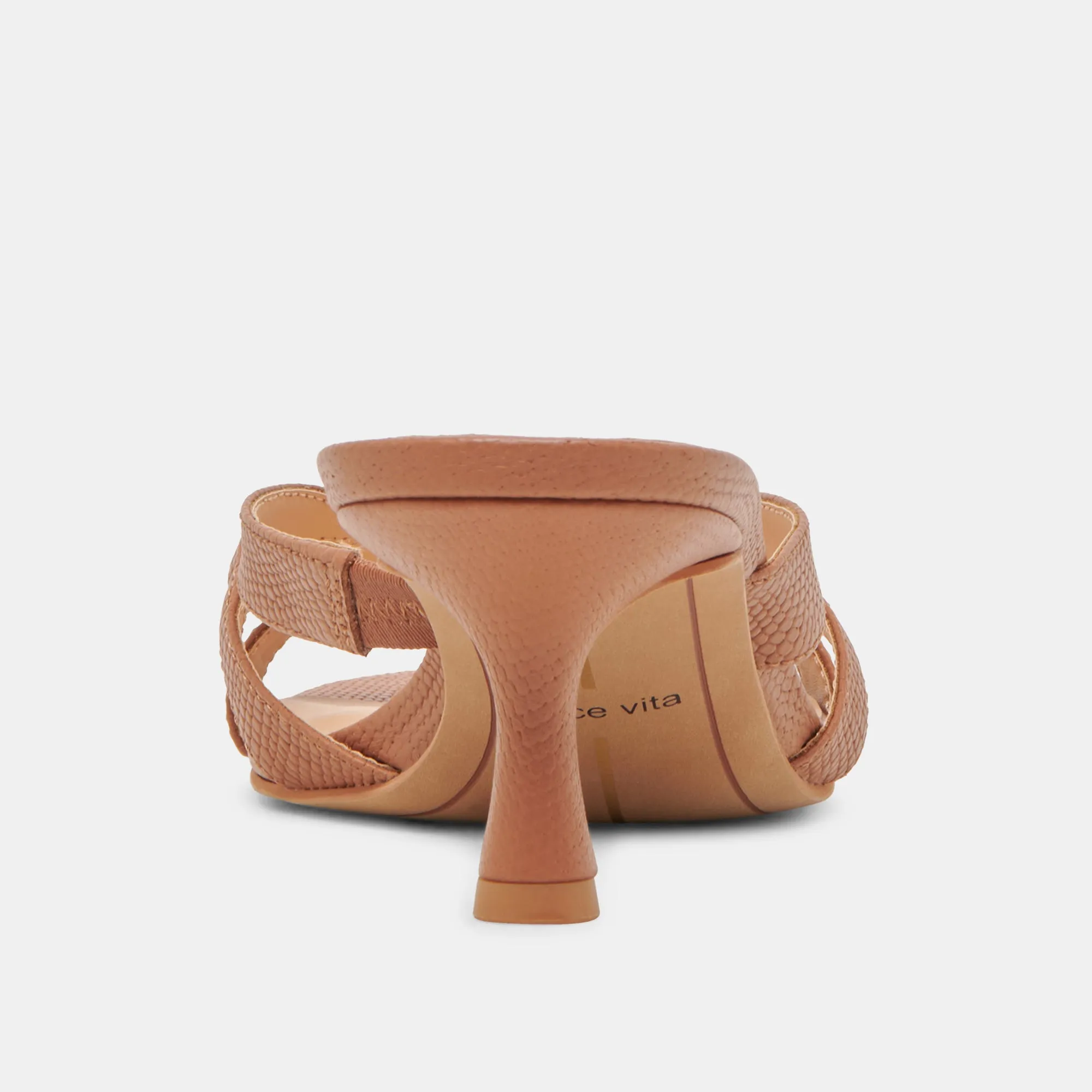LERAH TALONS EN CUIR GRAVÉ SADDLE
