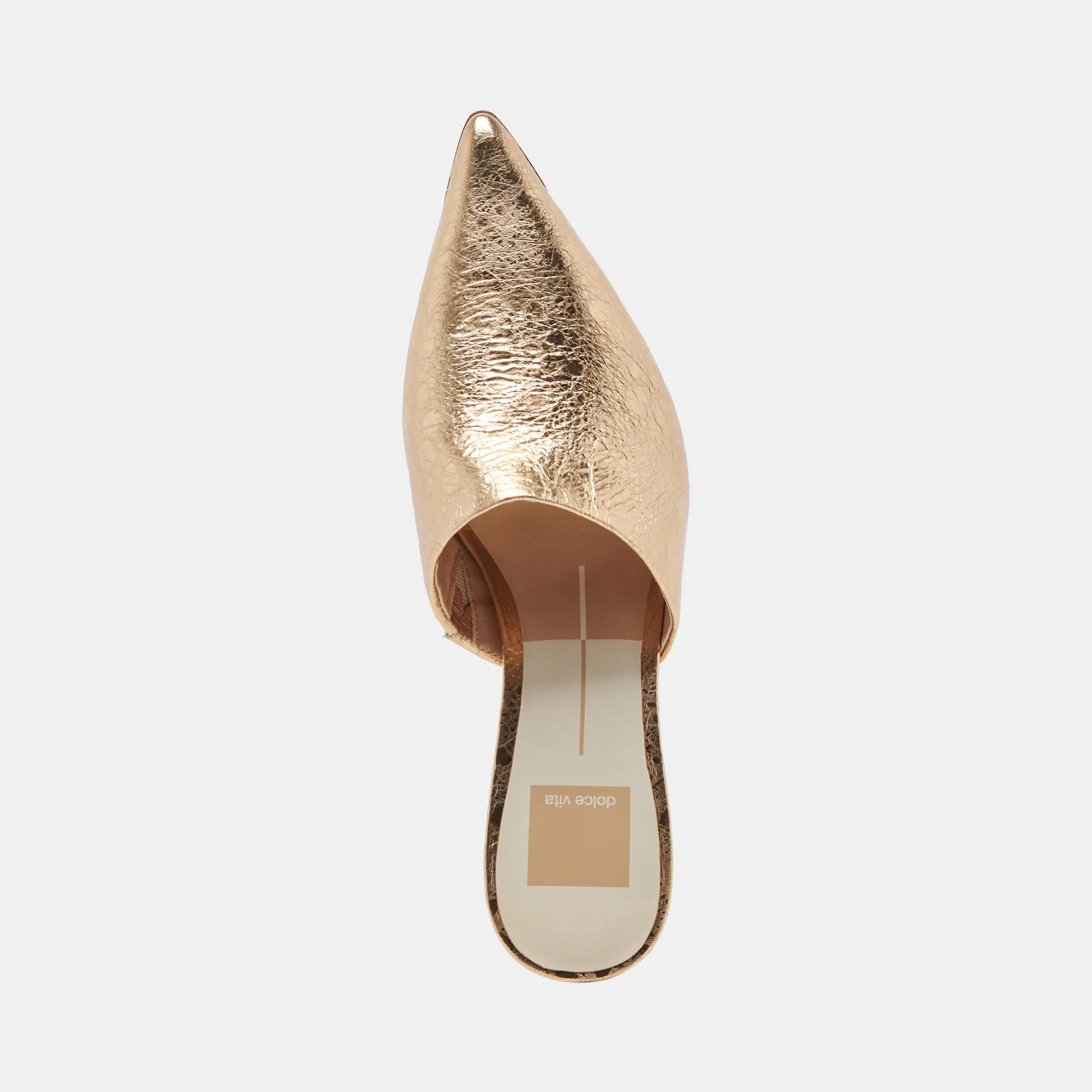 LEXY HEELS CUIR DORÉ VIEILLI