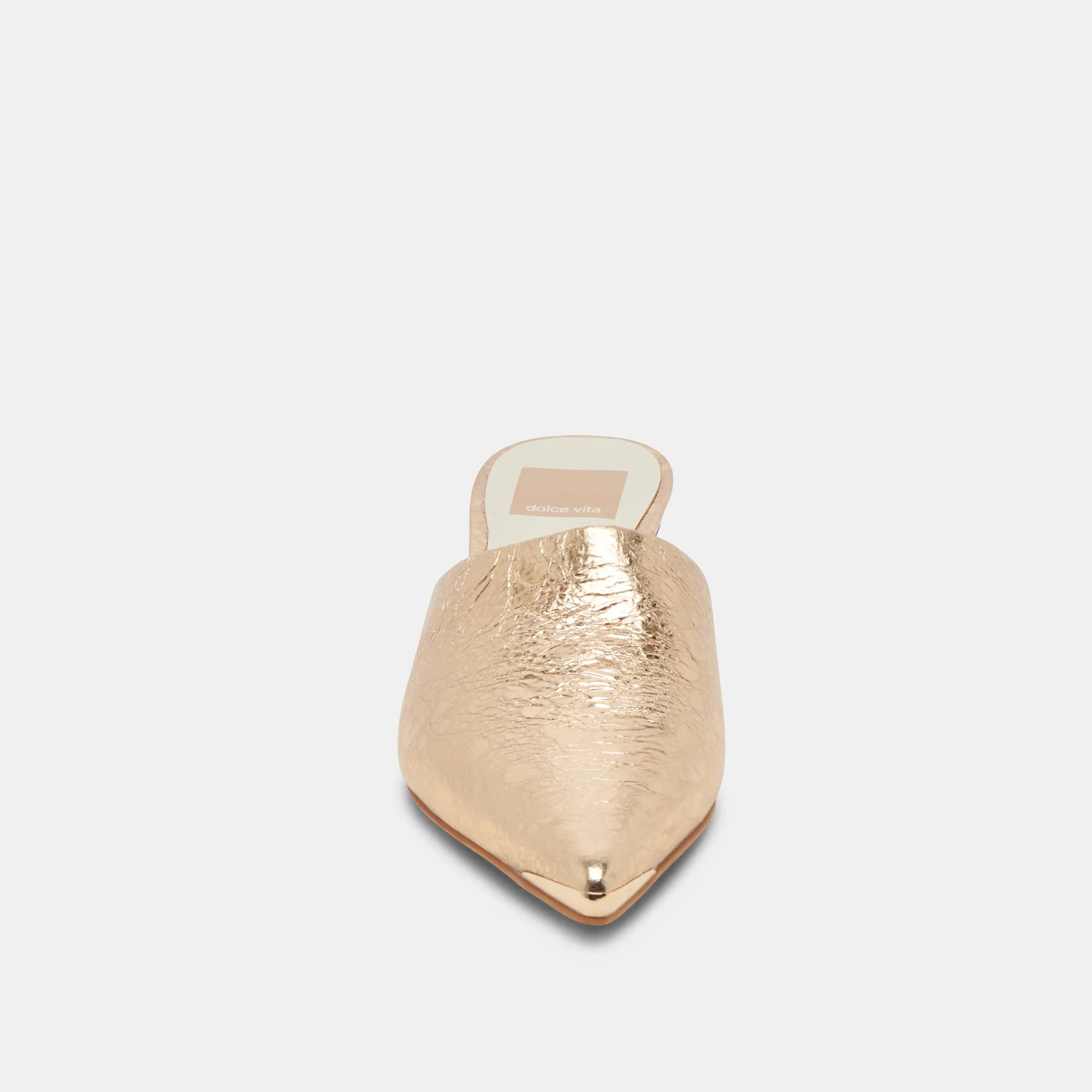 LEXY HEELS CUIR DORÉ VIEILLI