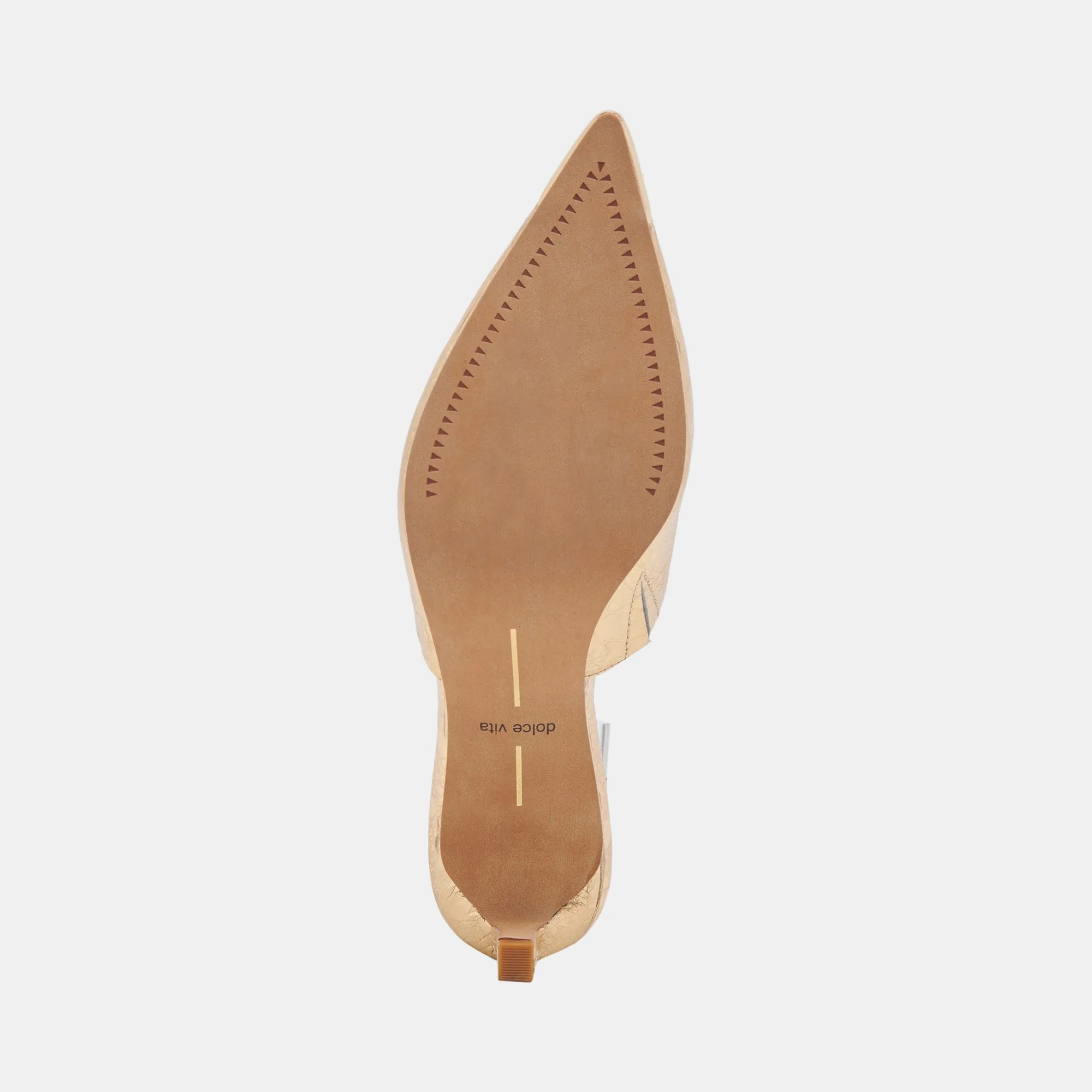 LEXY HEELS CUIR DORÉ VIEILLI