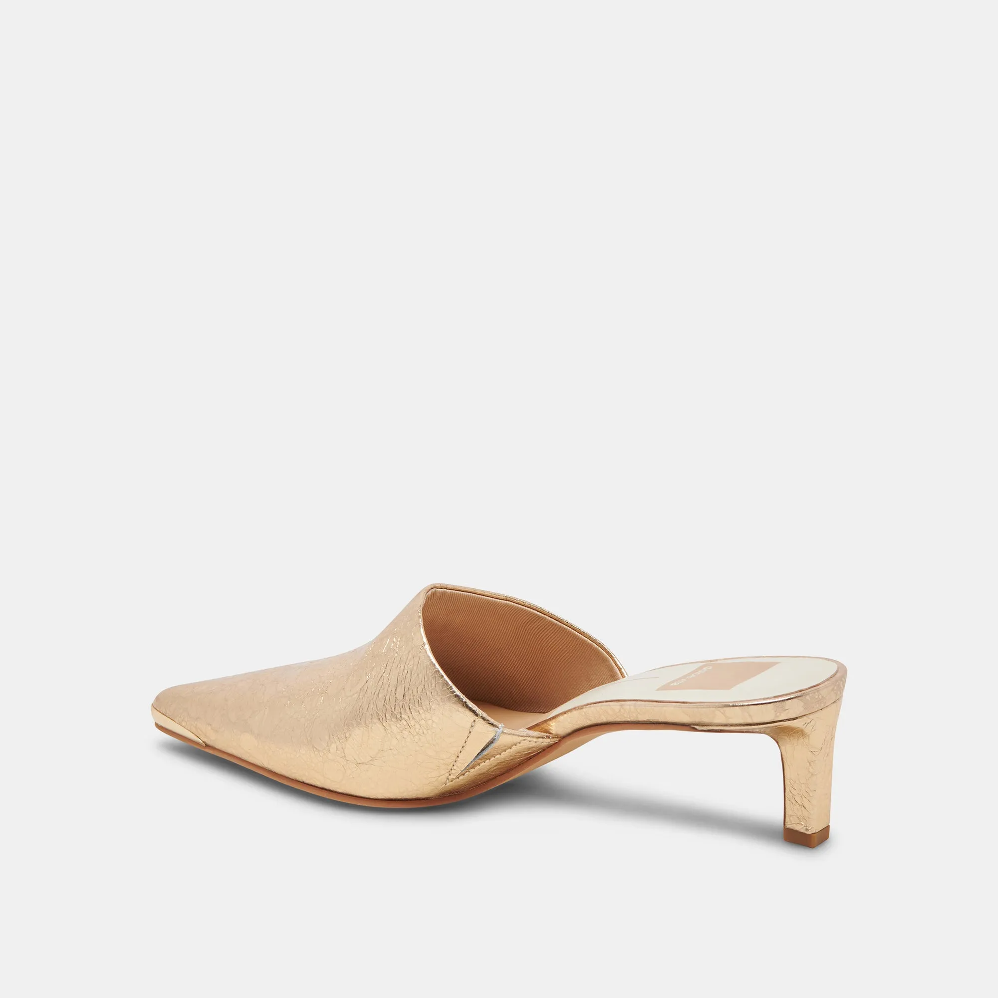 LEXY HEELS CUIR DORÉ VIEILLI