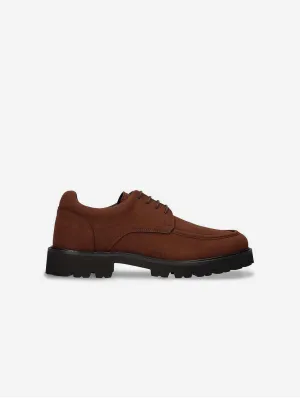 Chaussures Derby en Suédine Vegan pour Homme Luke | Marron