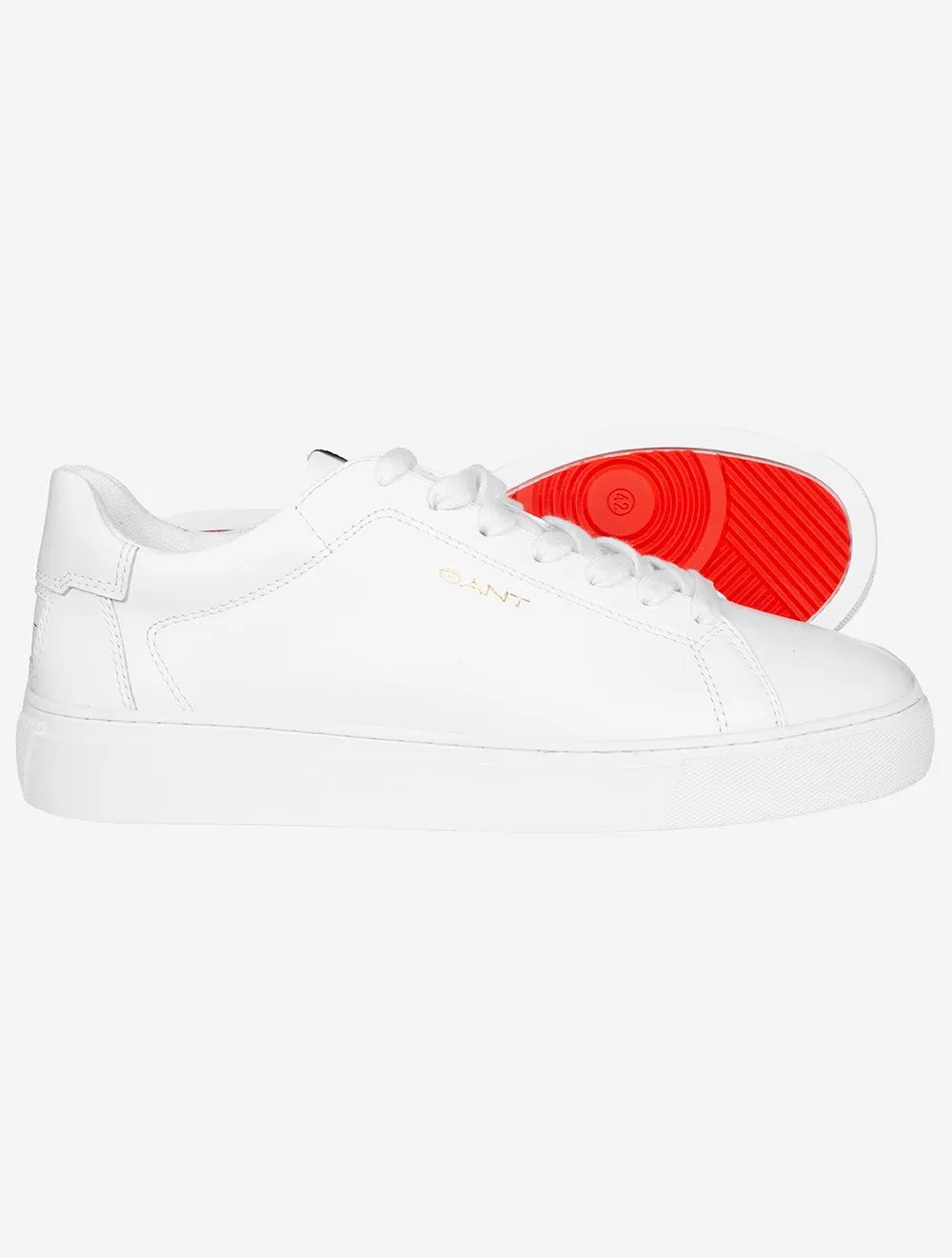 Mc Julien Basket en Cuir Blanc